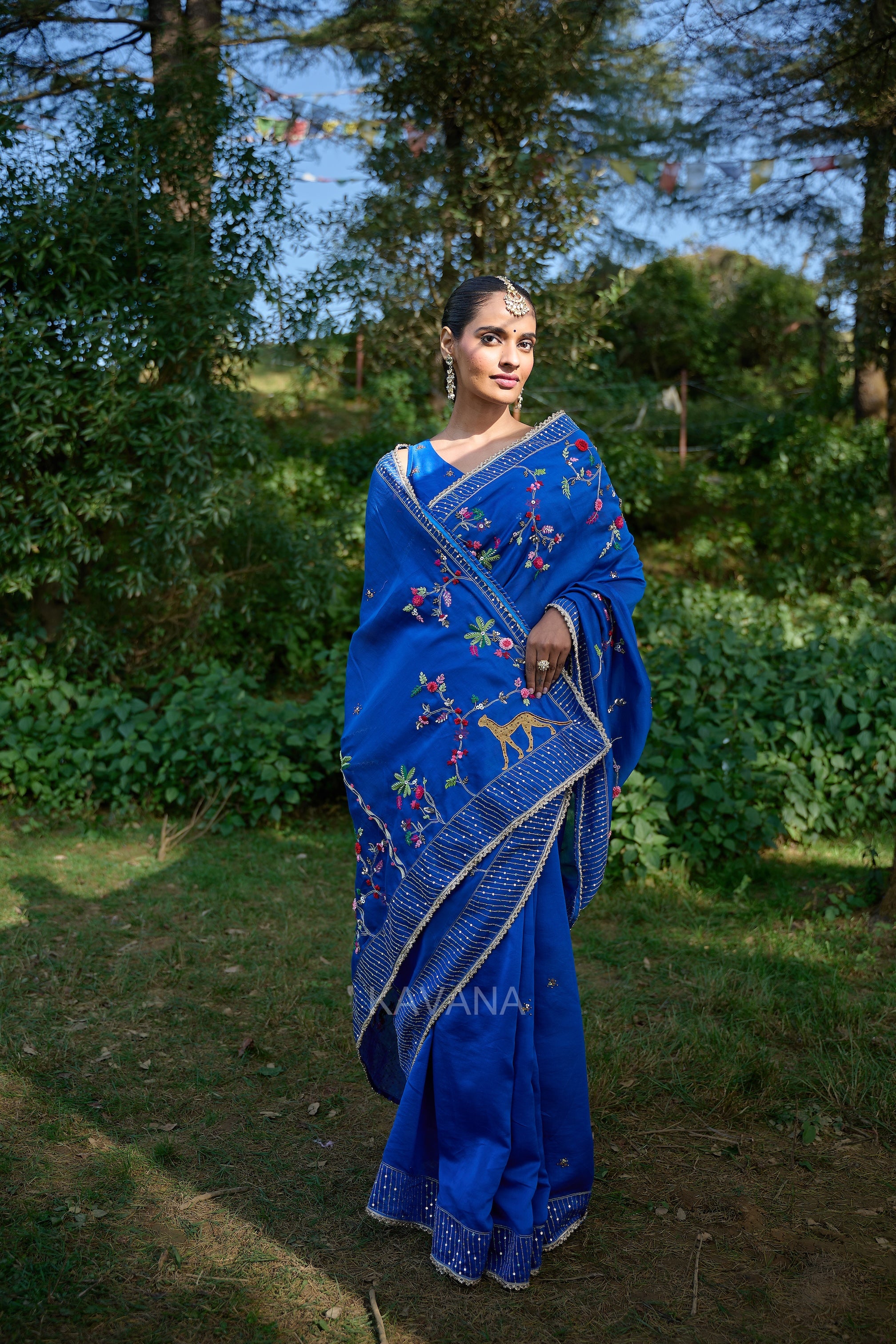 Chirmi Chanderi Sari