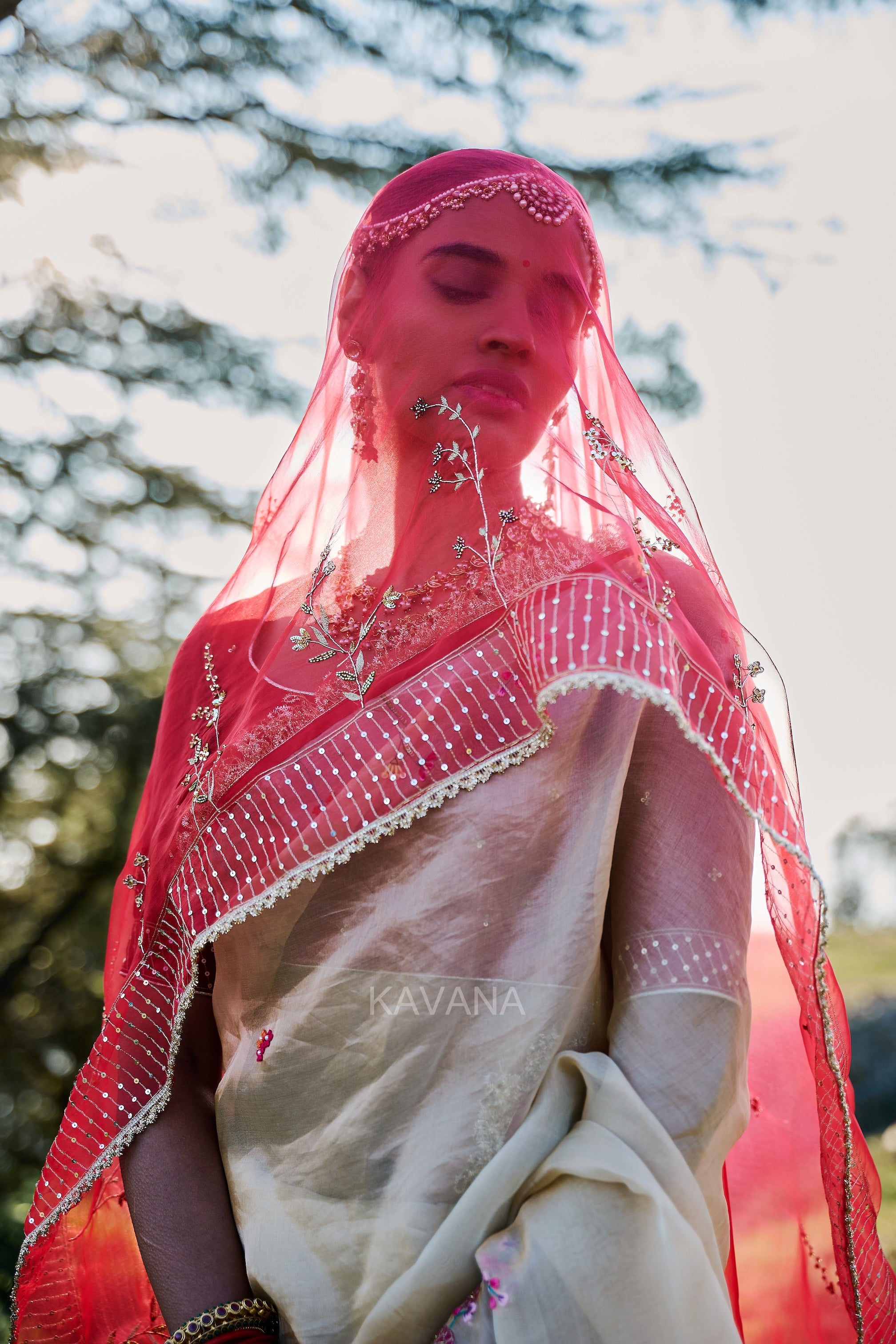 Isha Silk Tissue Sari