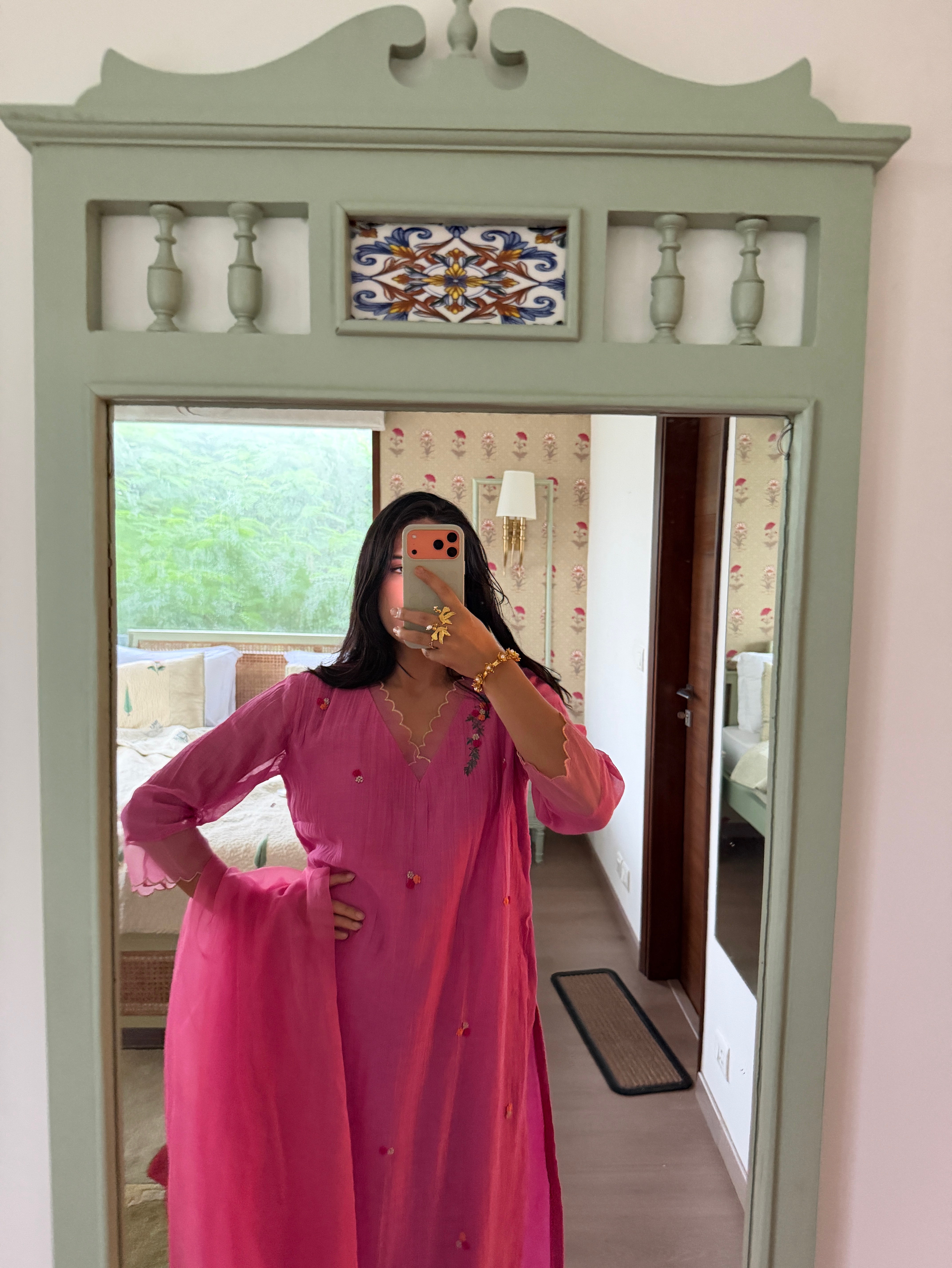 Pink Numani Kurta Set
