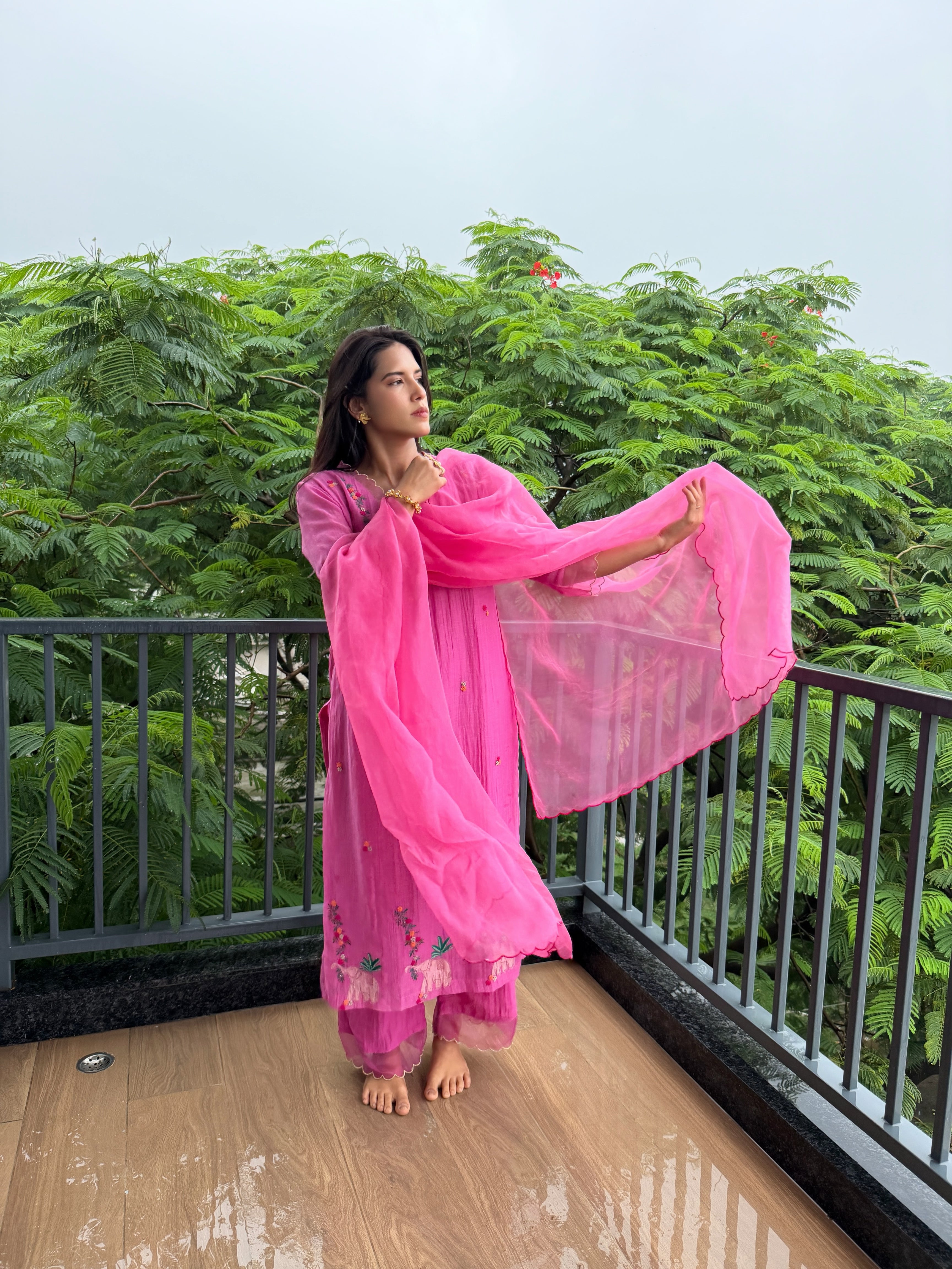 Pink Numani Kurta Set