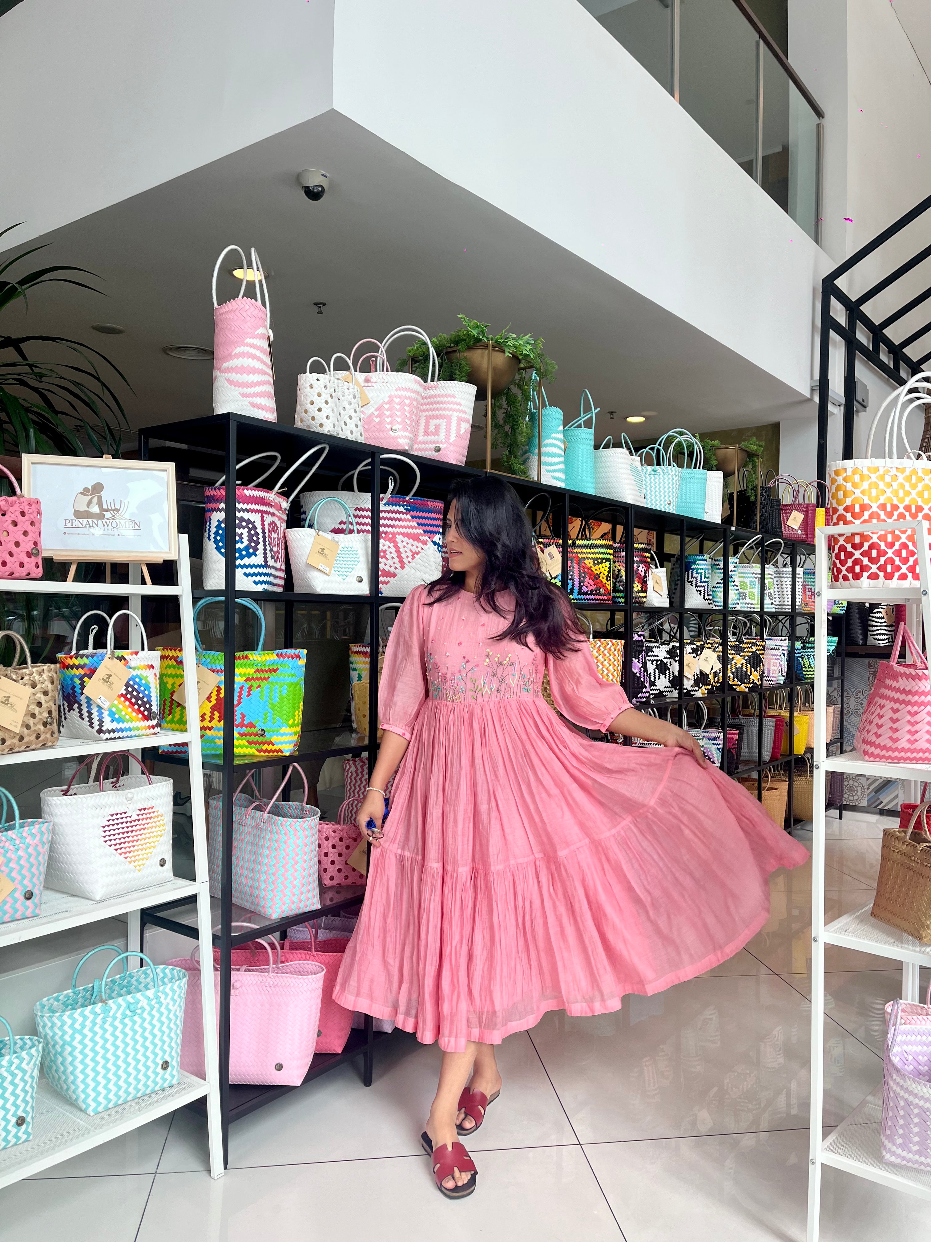 Maryam Chanderi Dress