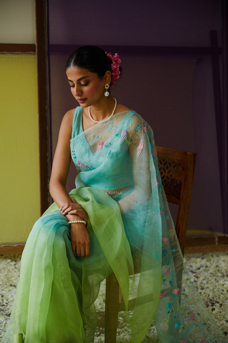 Pakhija Silk Organza Sari