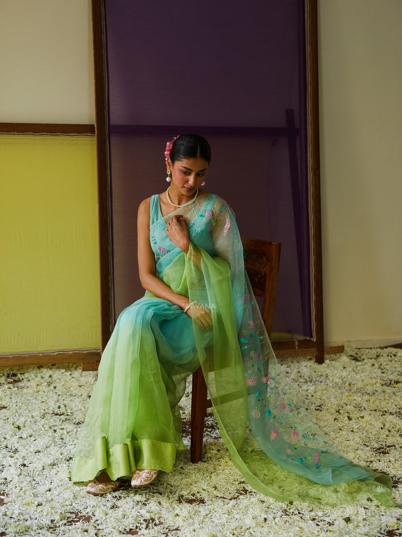 Pakhija Silk Organza Sari