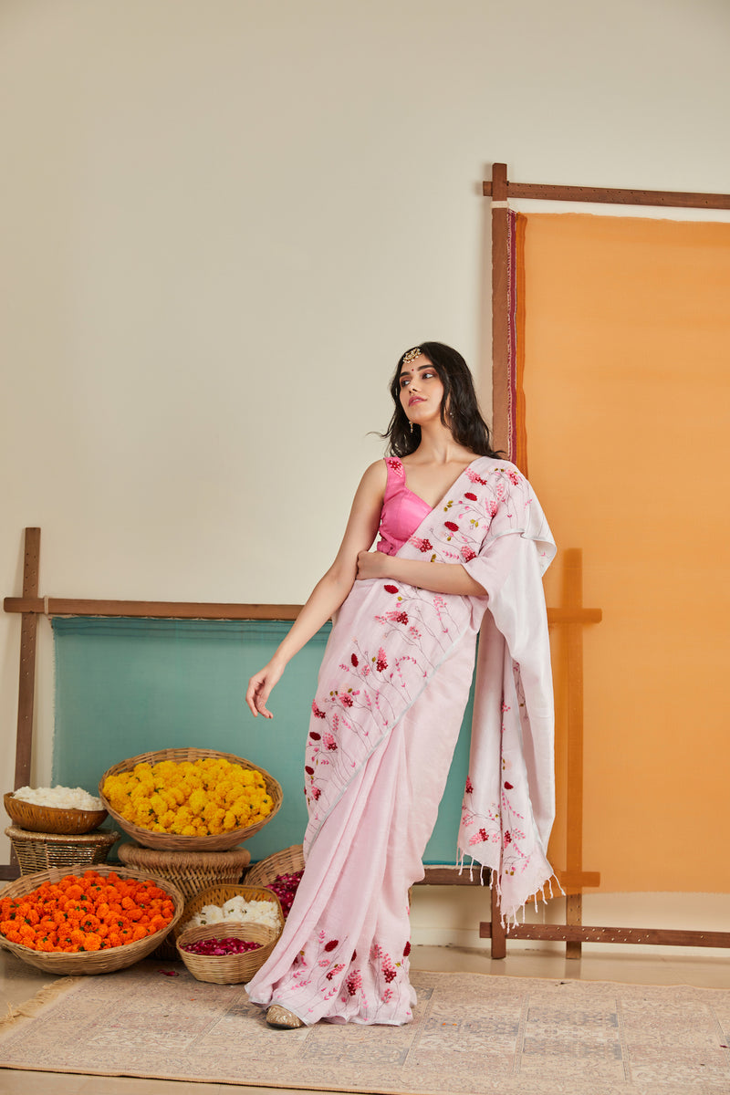 Rida Linen Sari