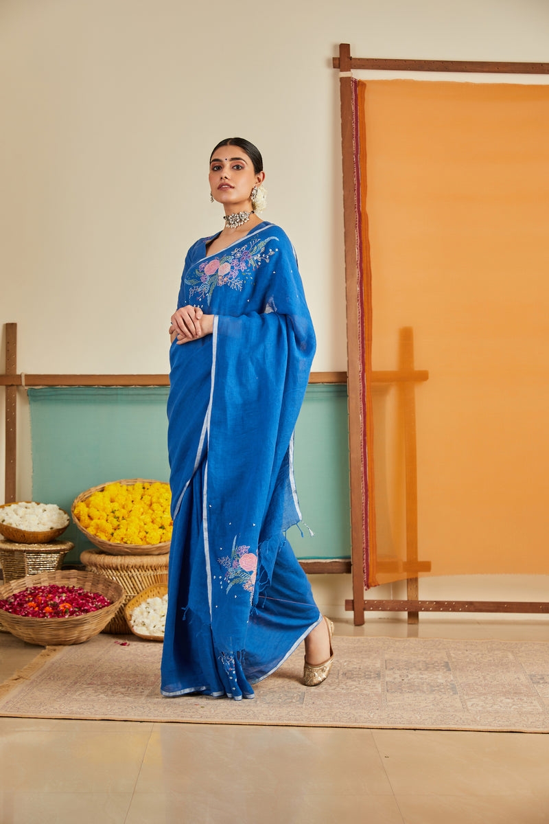 Aprajita Linen Sari