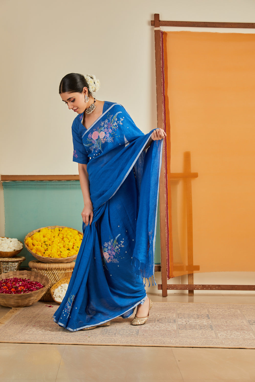 Aprajita Linen Sari