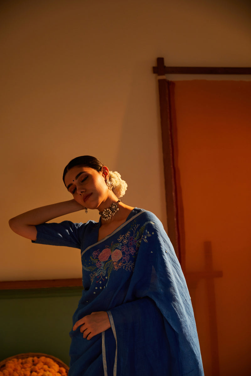 Aprajita Linen Sari
