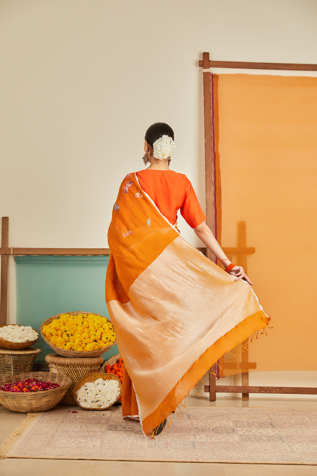 Nargis Linen Sari