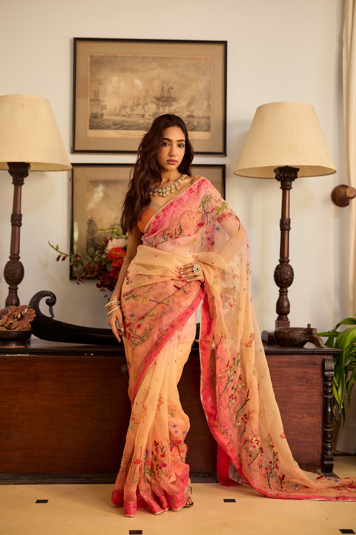 Sana Silk Organza Sari