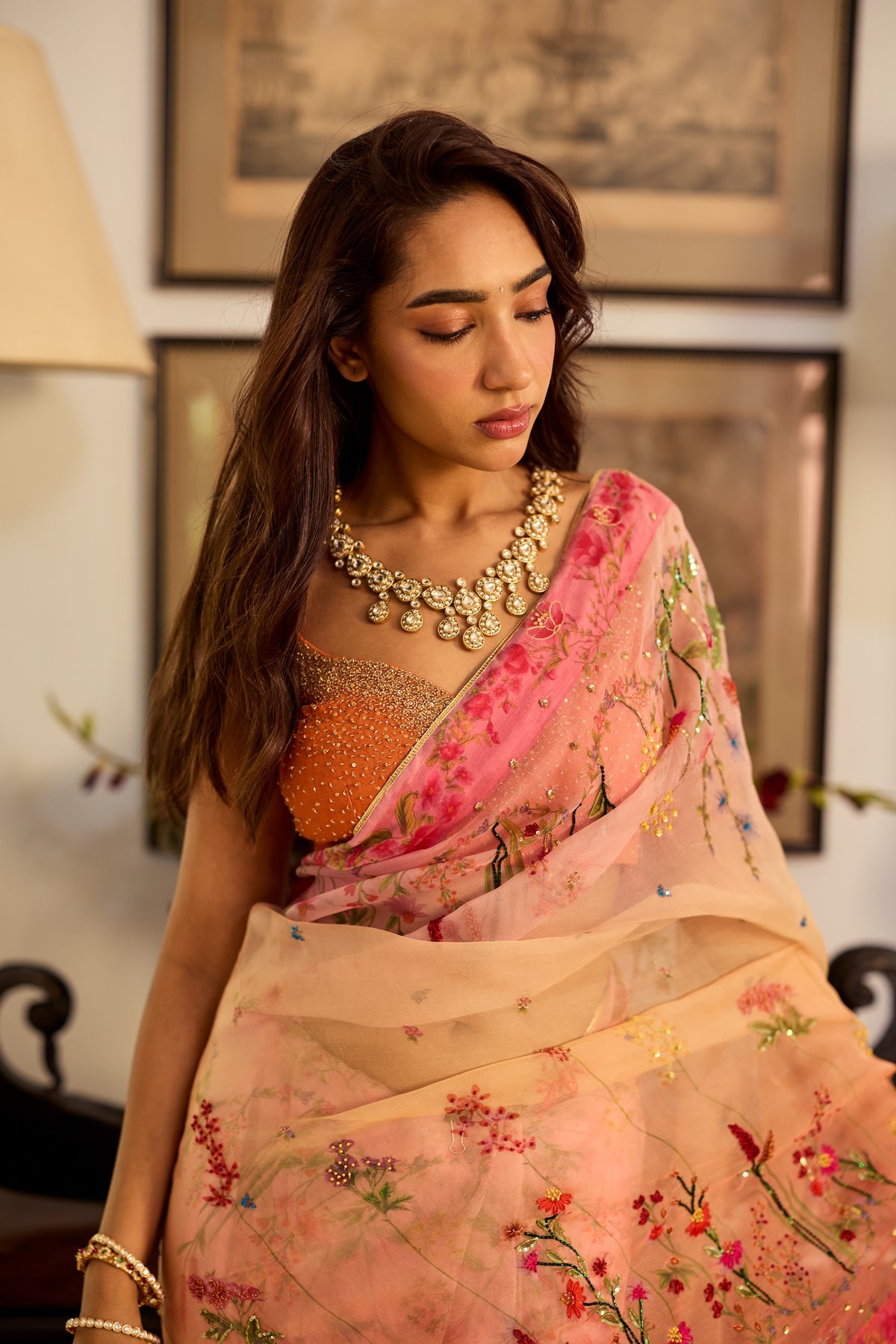 Sana Silk Organza Sari