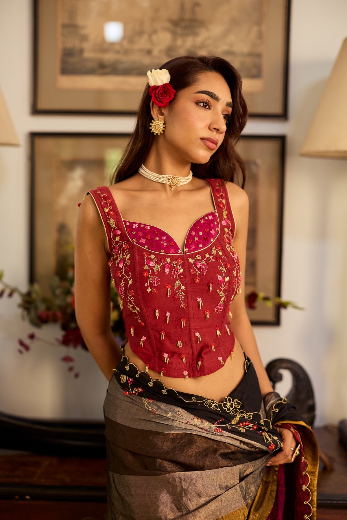 Gauri Chanderi Blouse