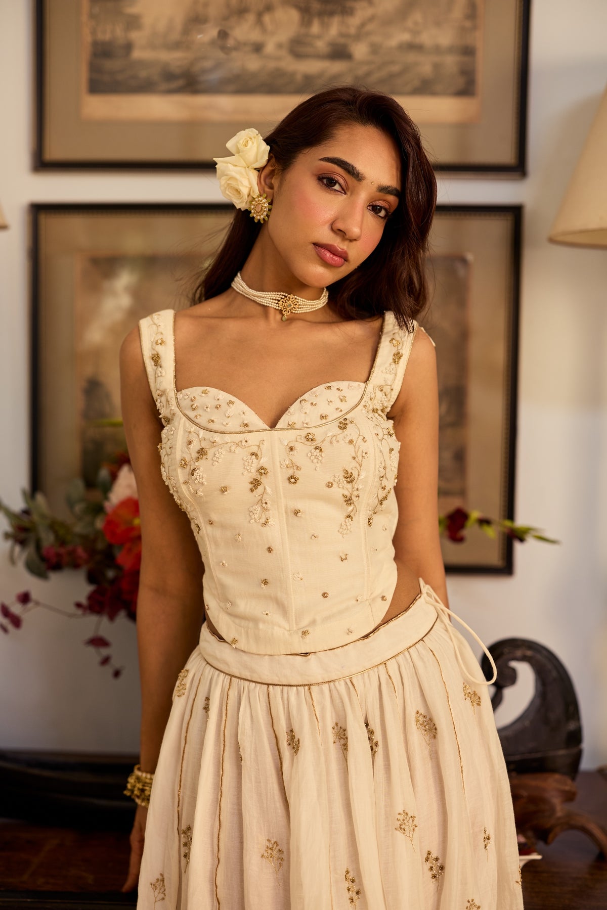 Sejal Chanderi Lehenga Set