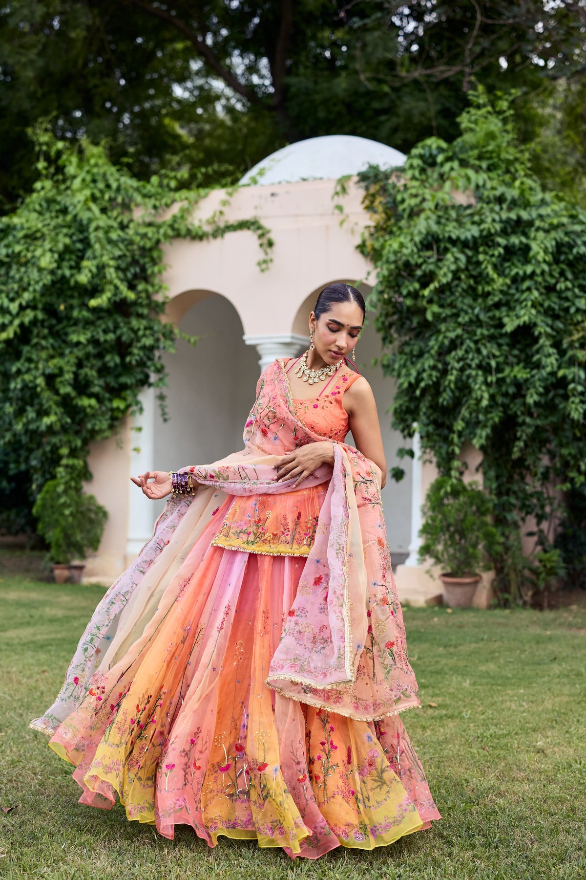 Sana Silk Organza Lehenga Set
