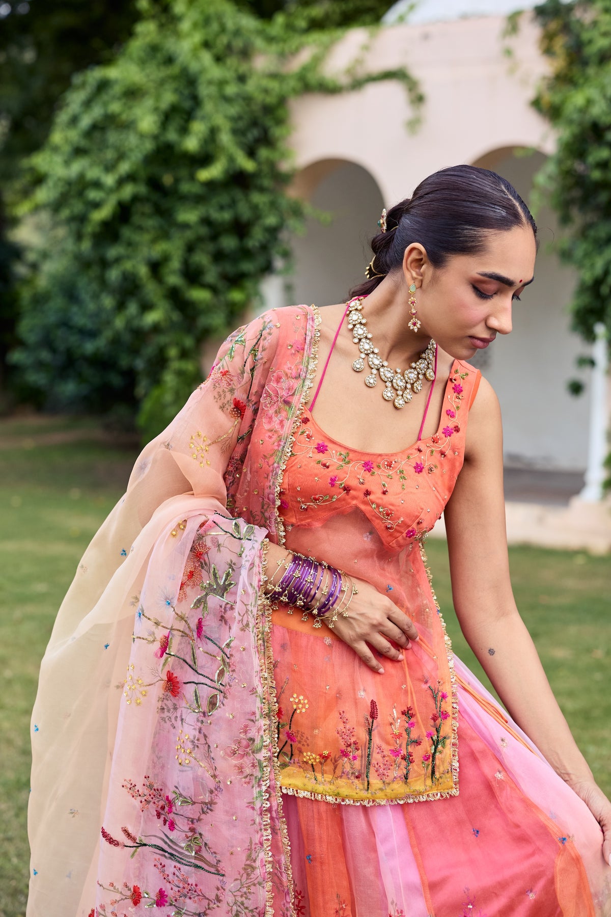 Sana Silk Organza Lehenga Set