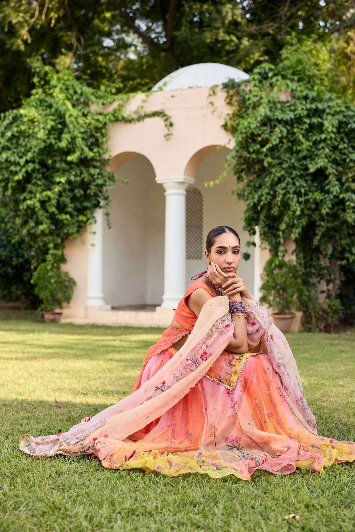 Sana Silk Organza Lehenga Set