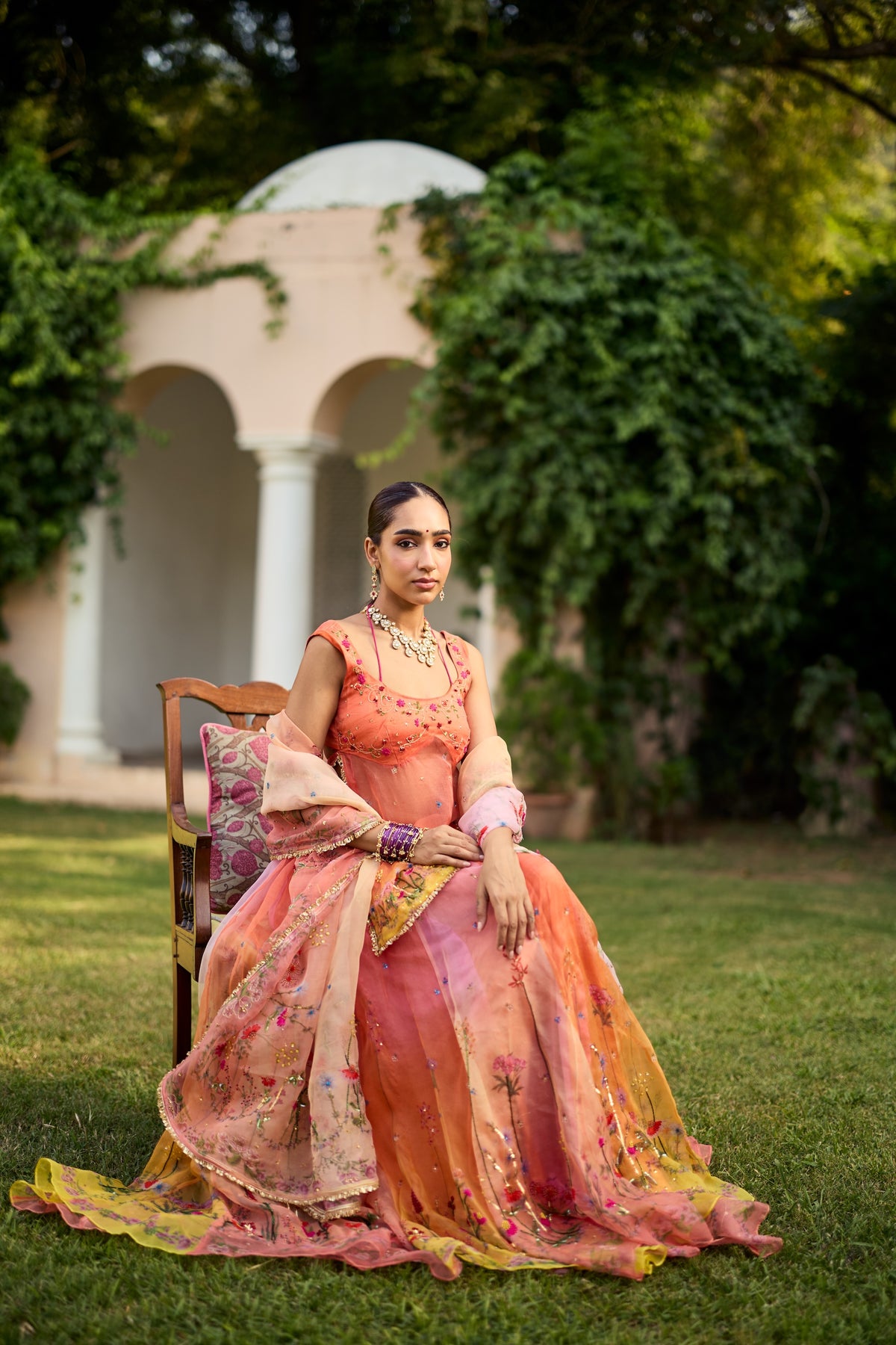 Sana Silk Organza Lehenga Set