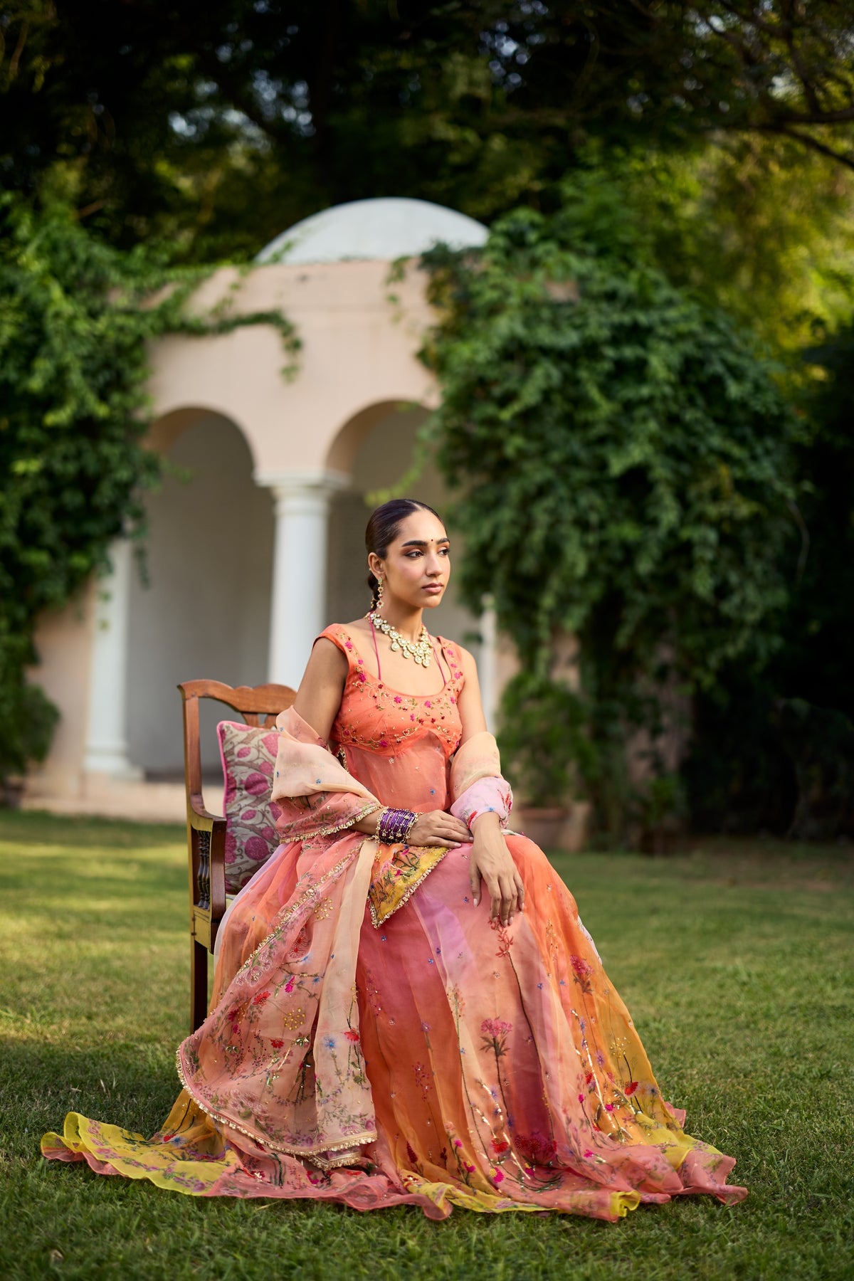 Sana Silk Organza Lehenga Set
