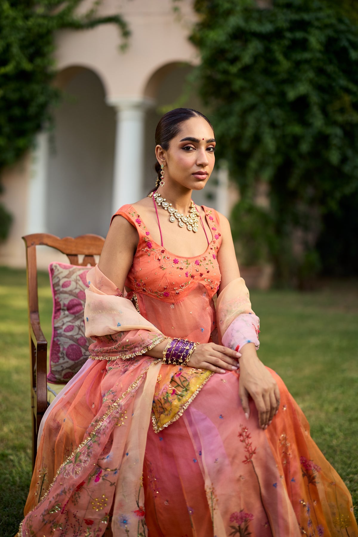 Sana Silk Organza Lehenga Set