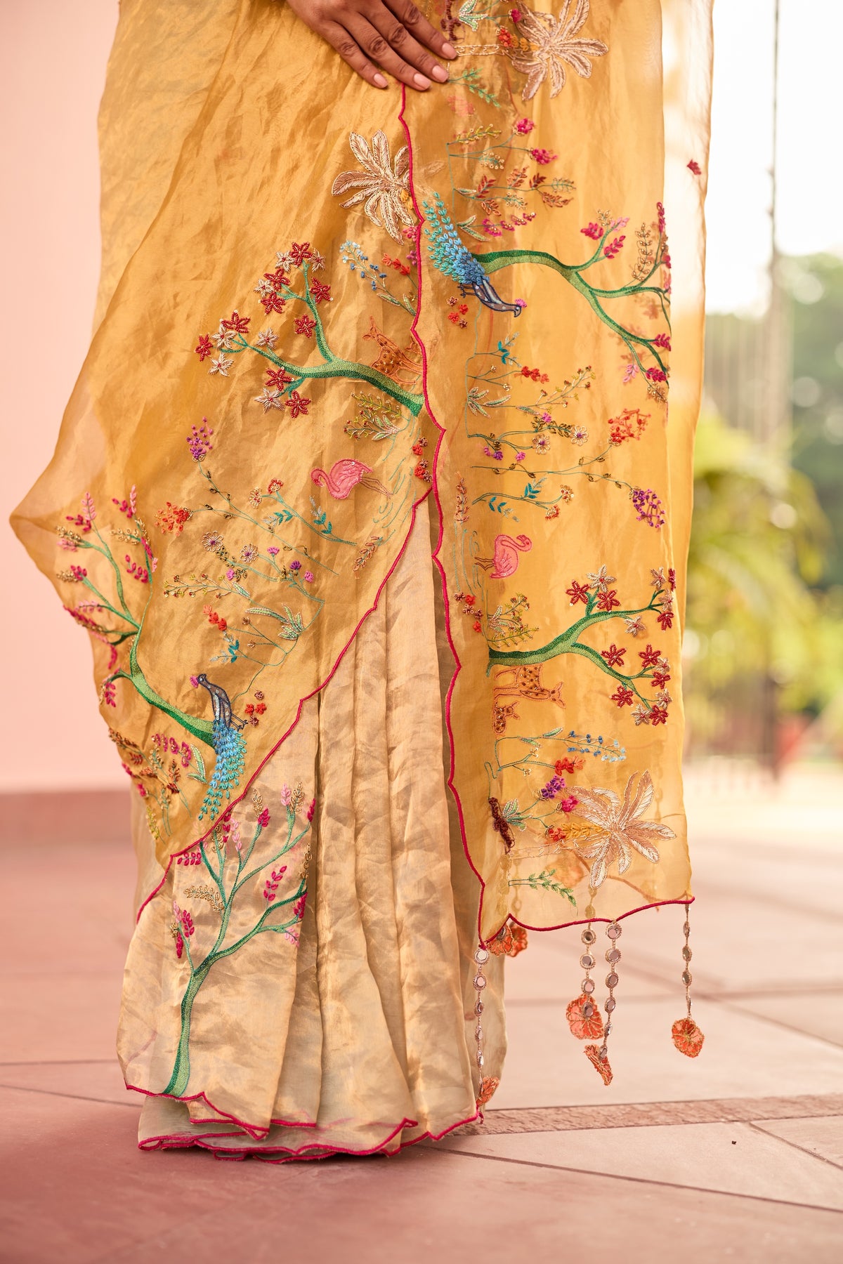 Amira Silk Tissue Sari