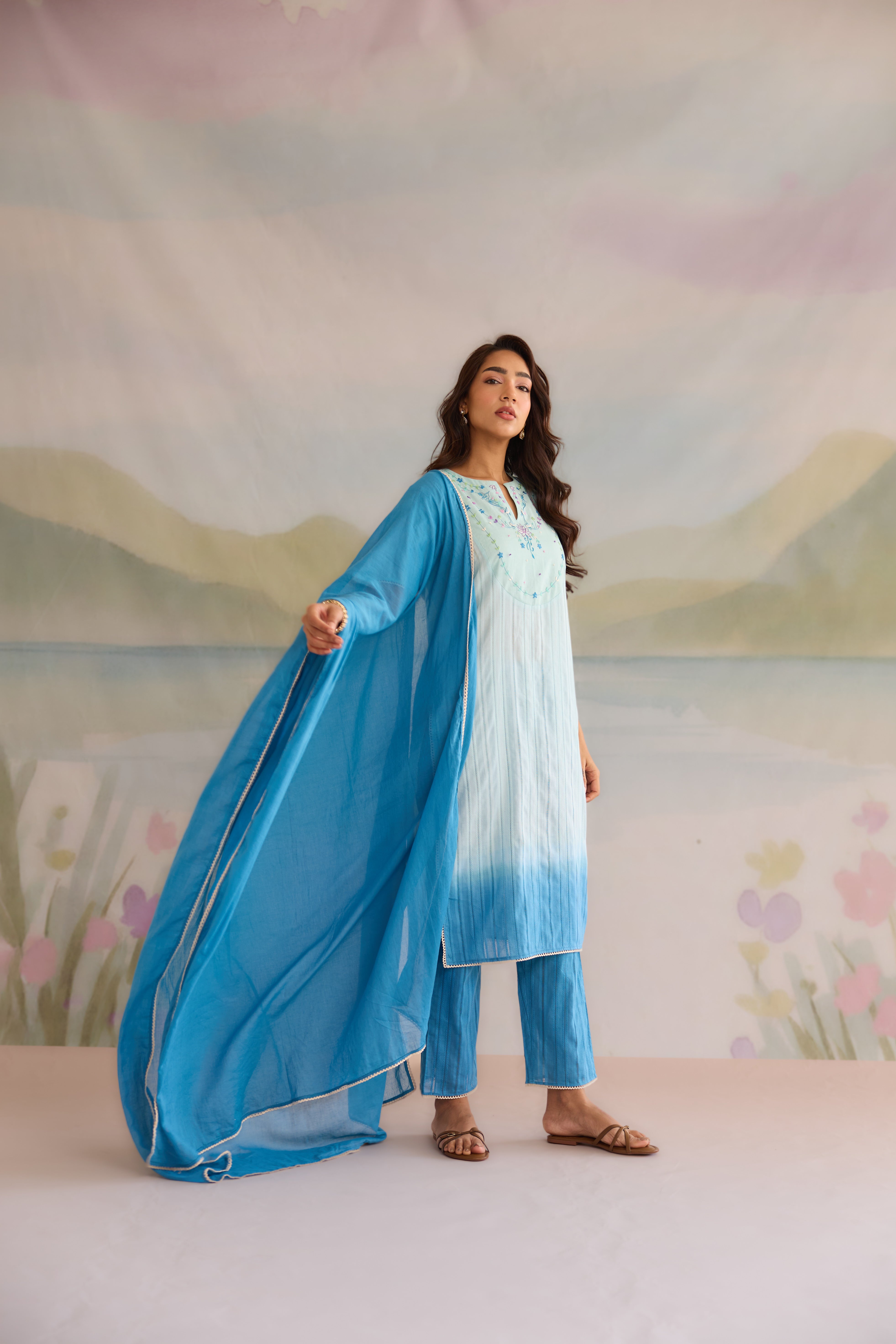 Kaveri Cotton Kurta Set