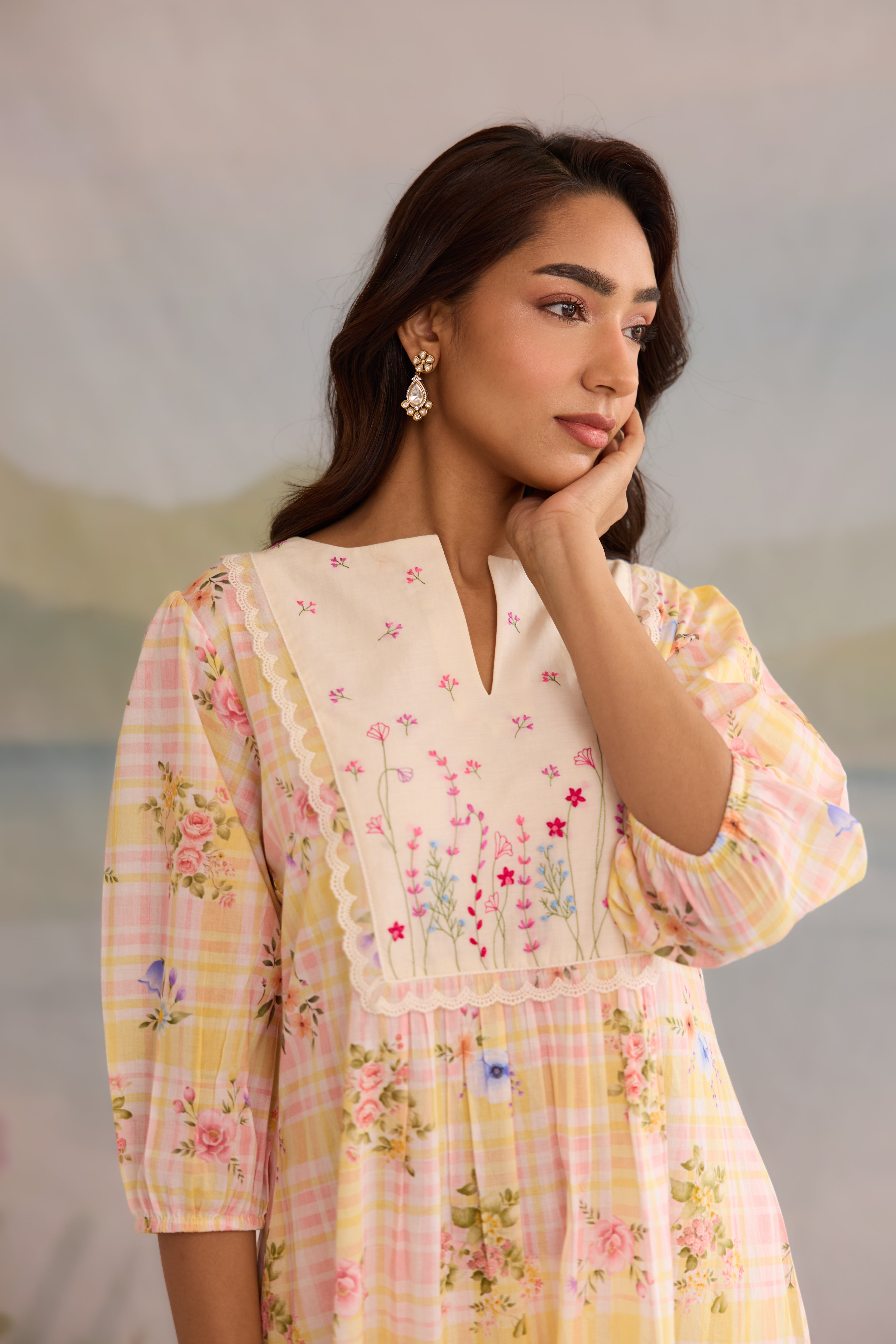 Malai Cotton Kurta Set