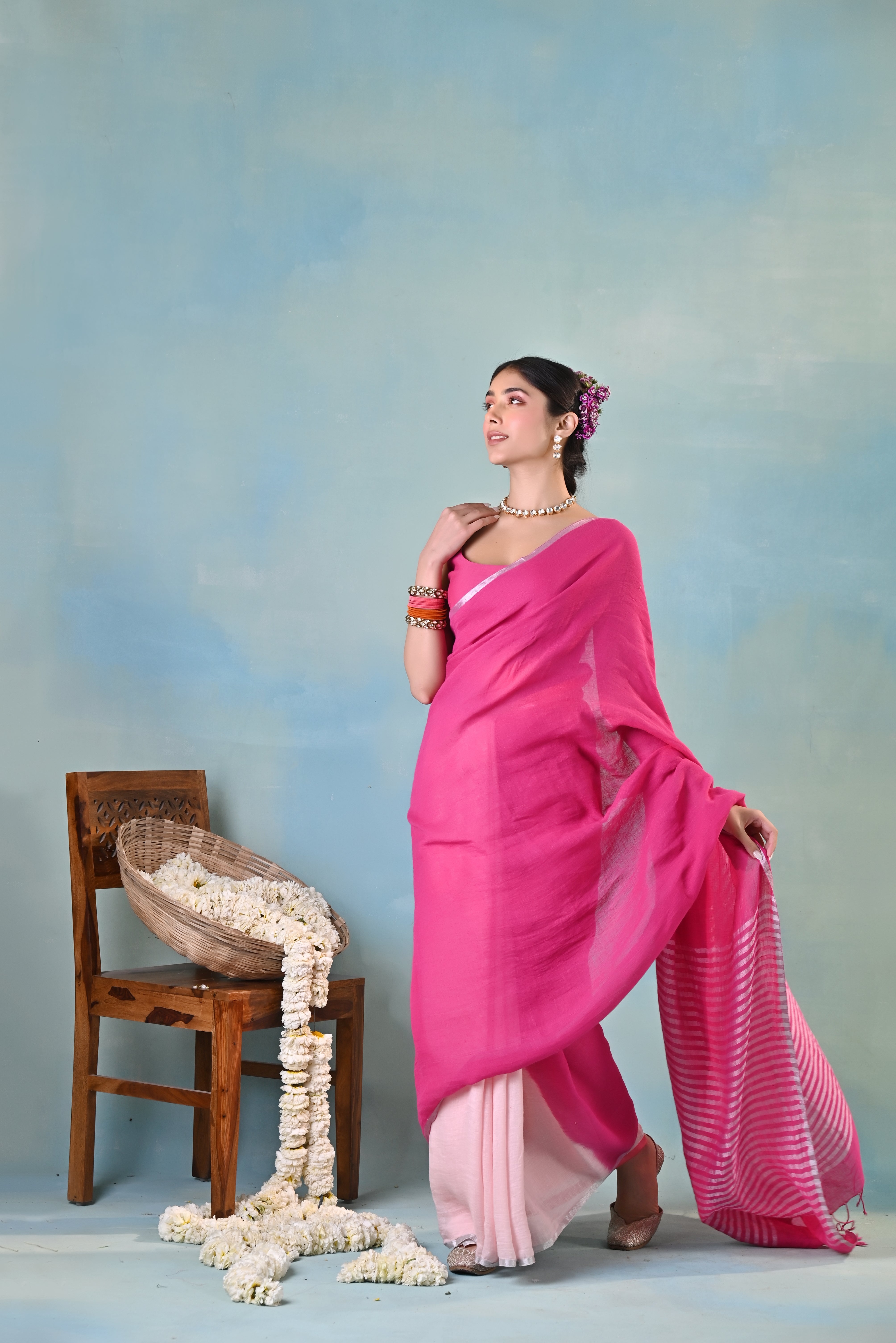 Kamla Linen Sari