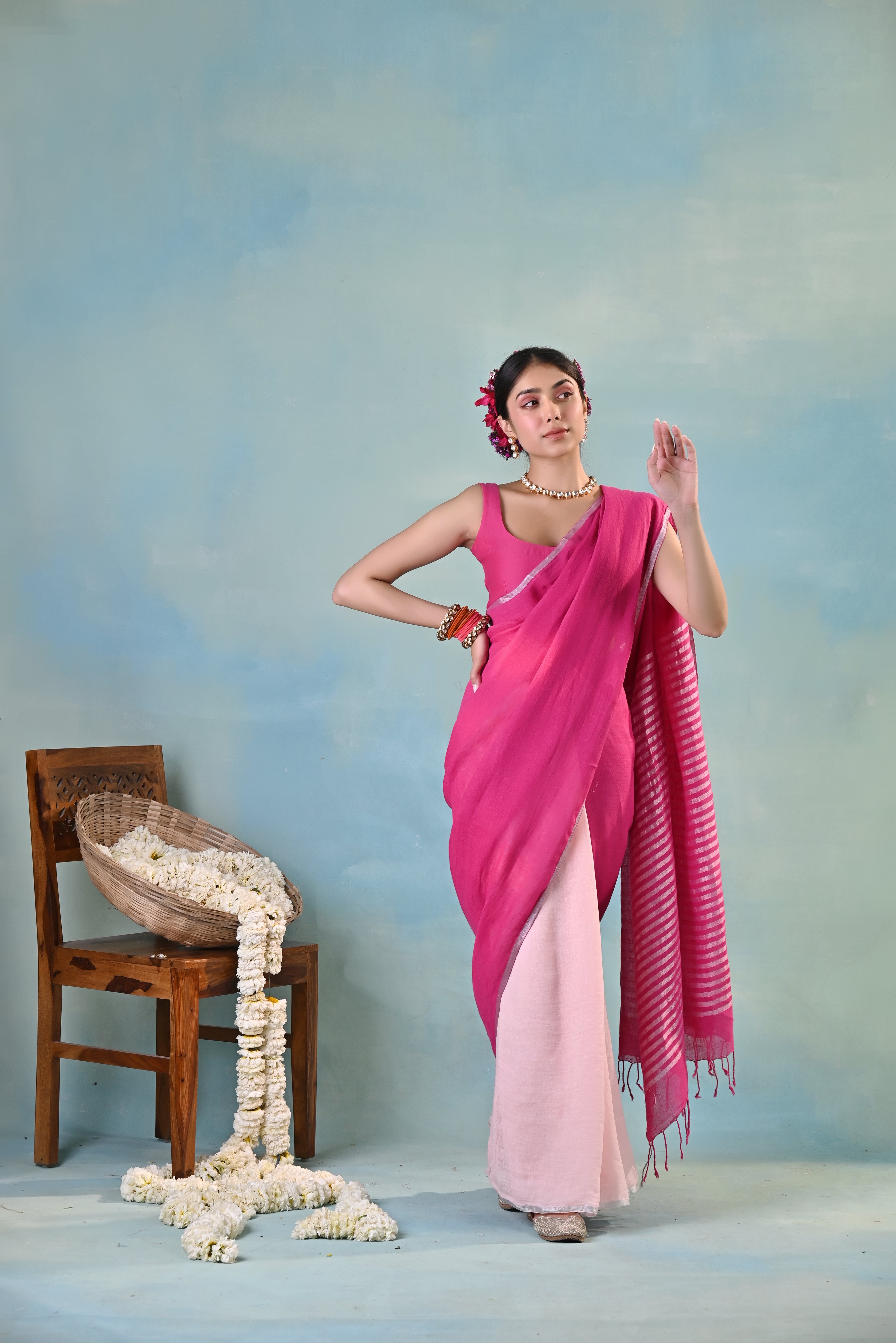 Kamla Linen Sari