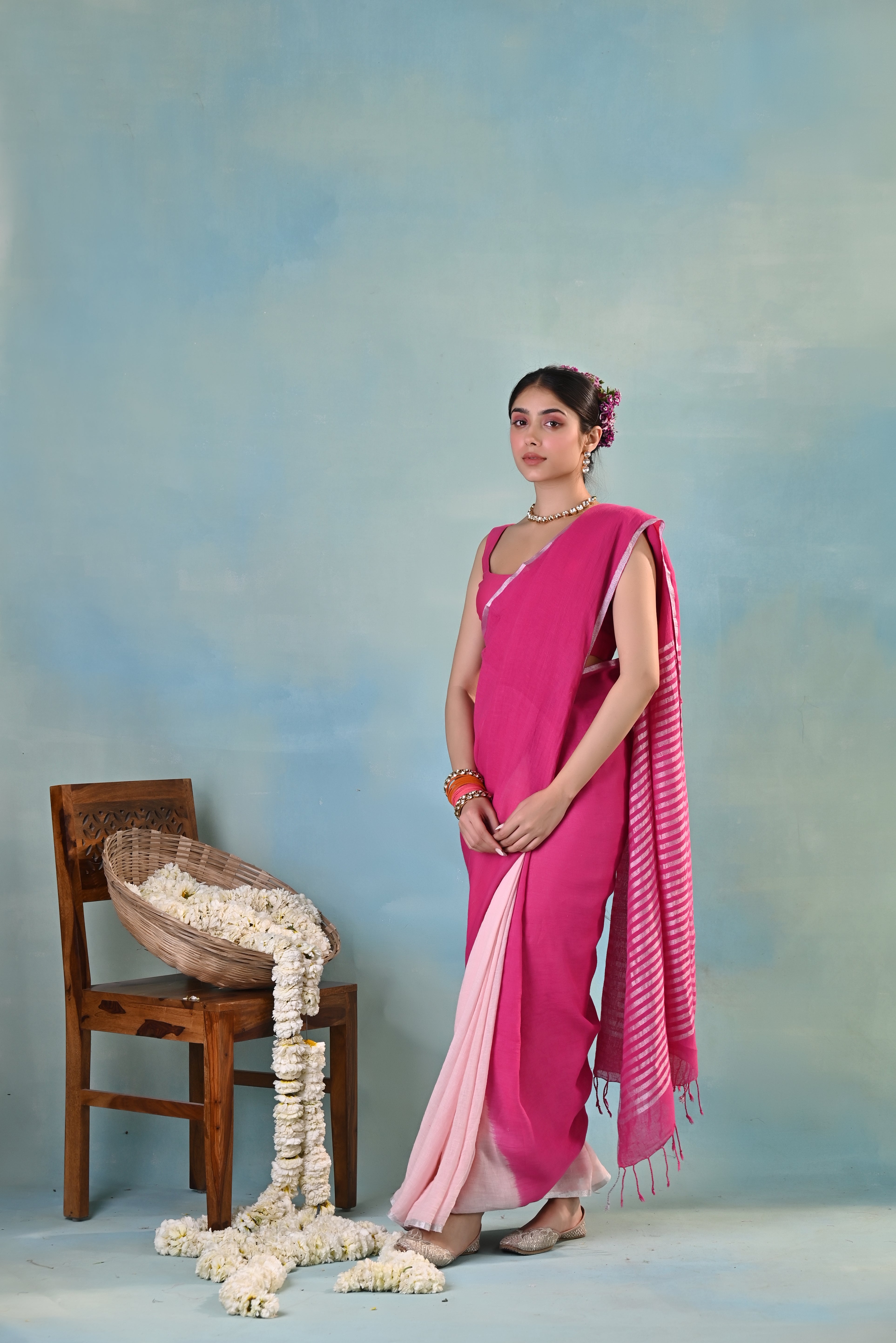 Kamla Linen Sari