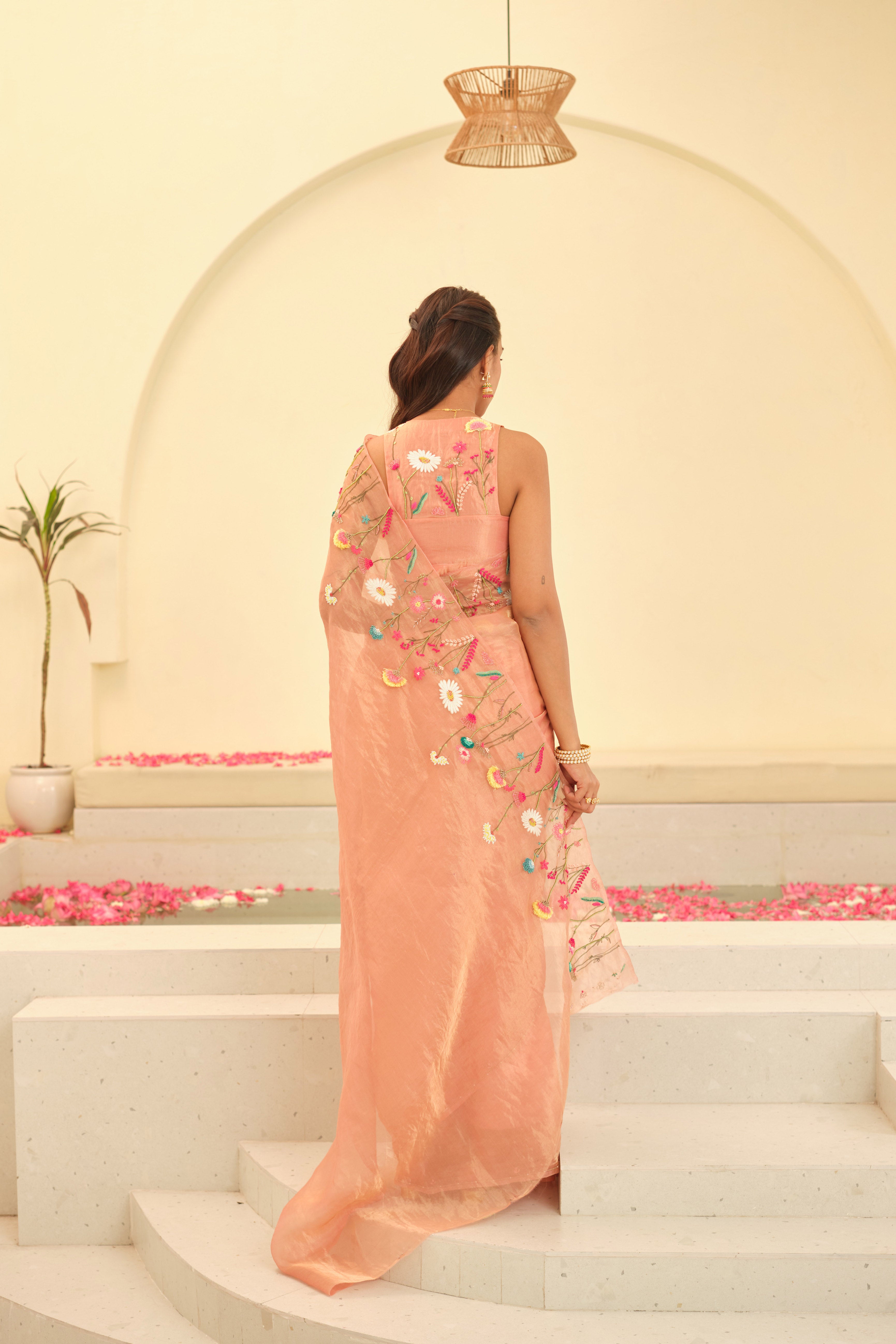 Aarohi Silk Tissue Sari