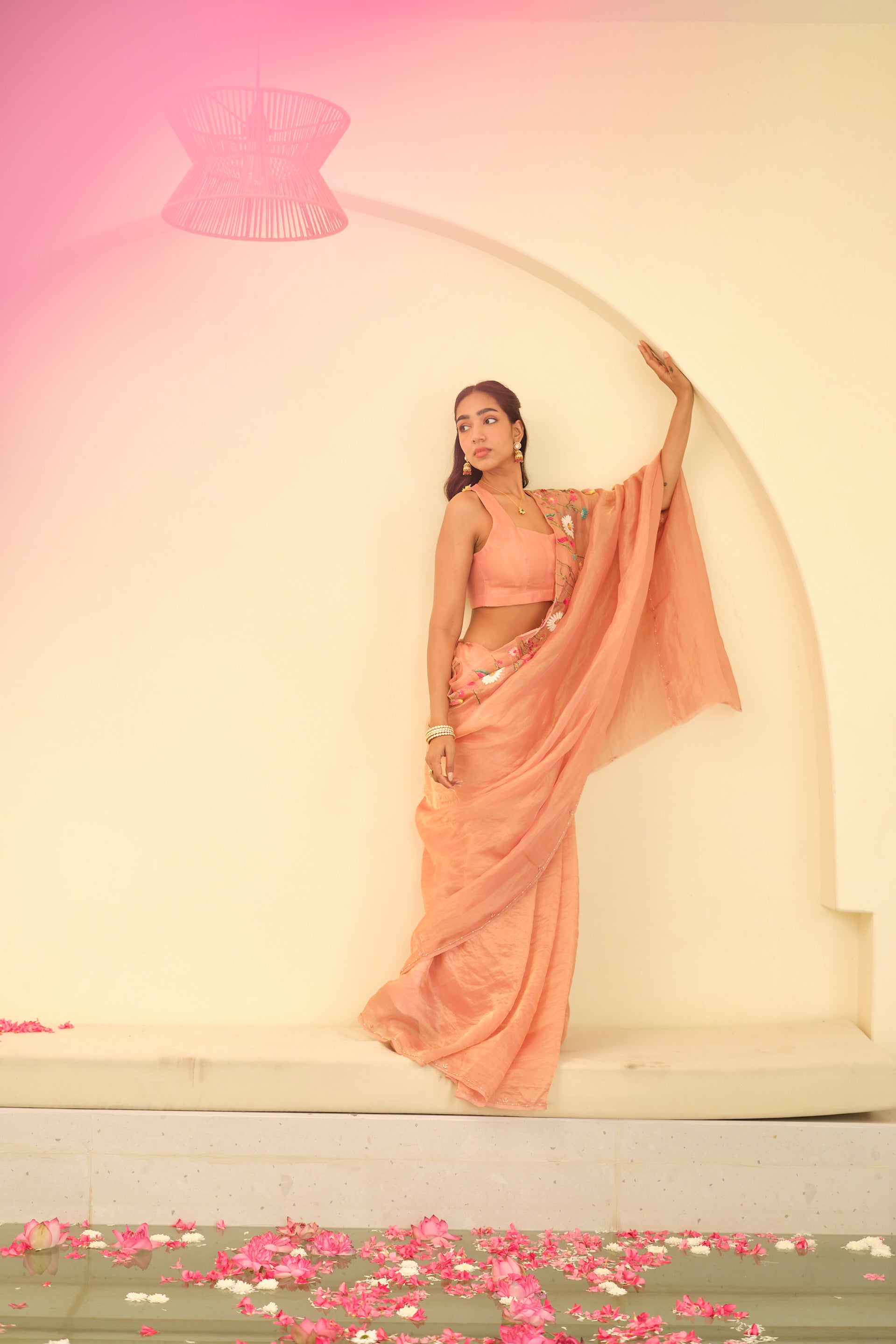 Aarohi Silk Tissue Sari