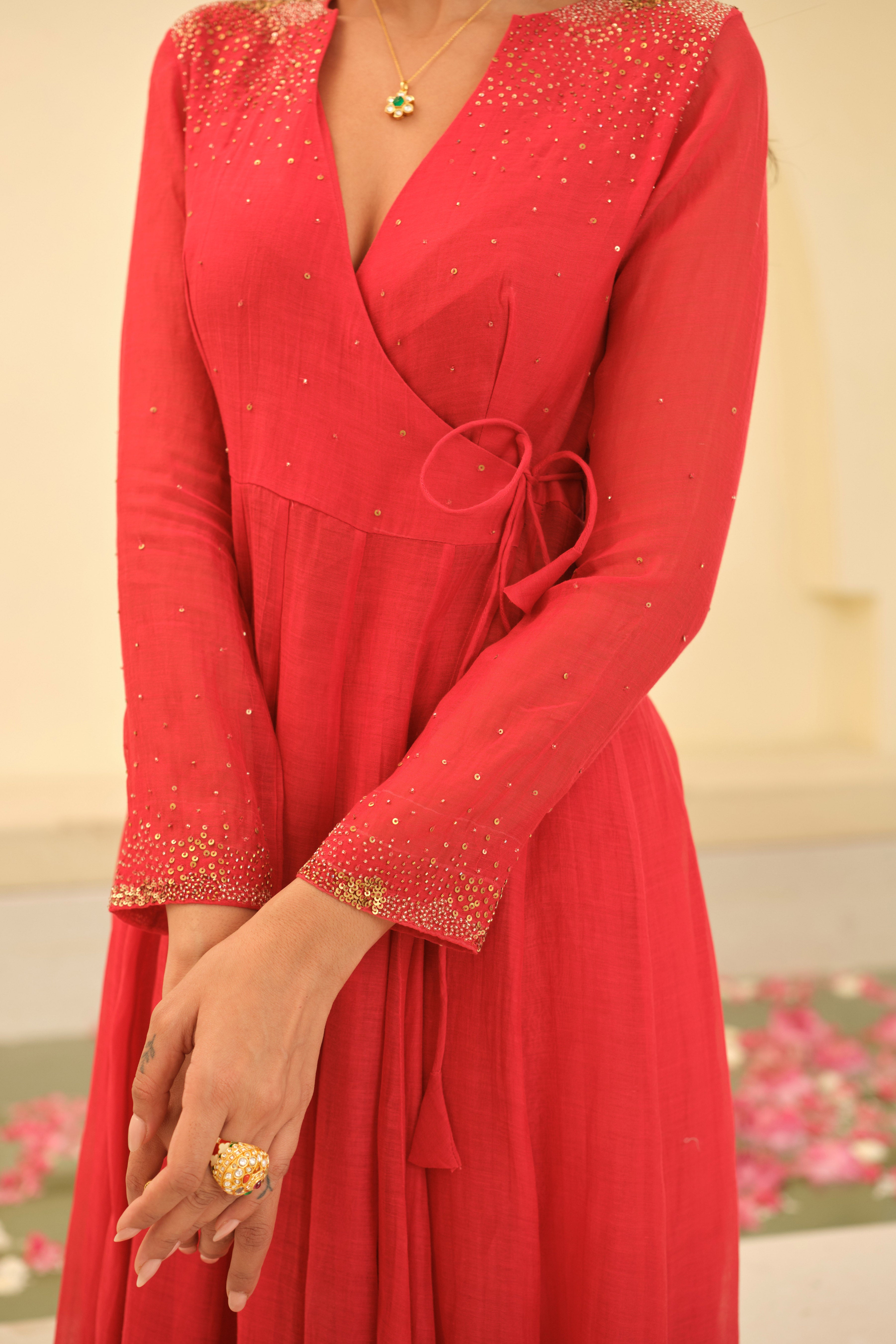 Maya Chanderi Kurta Set