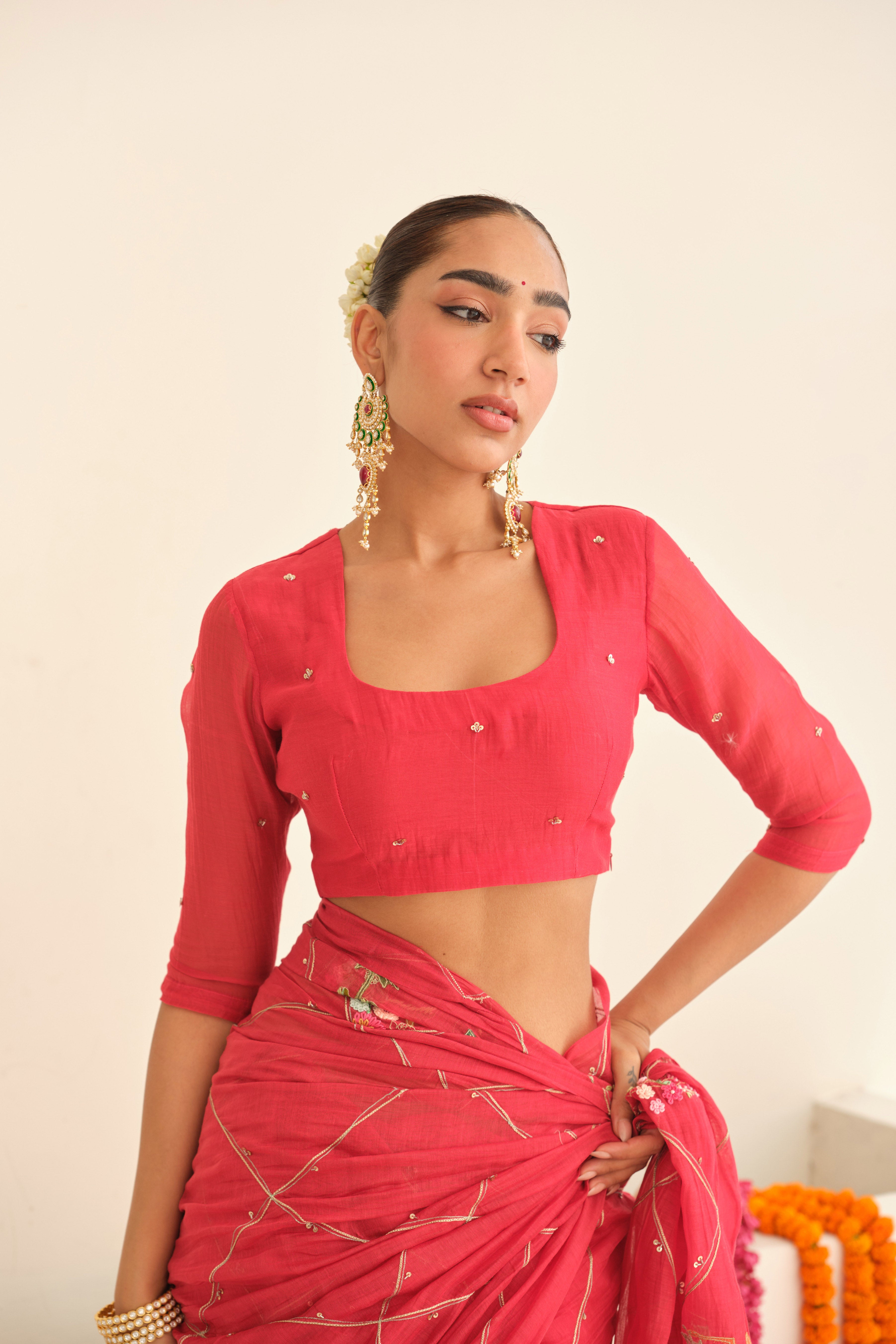 Maya Chanderi Blouse