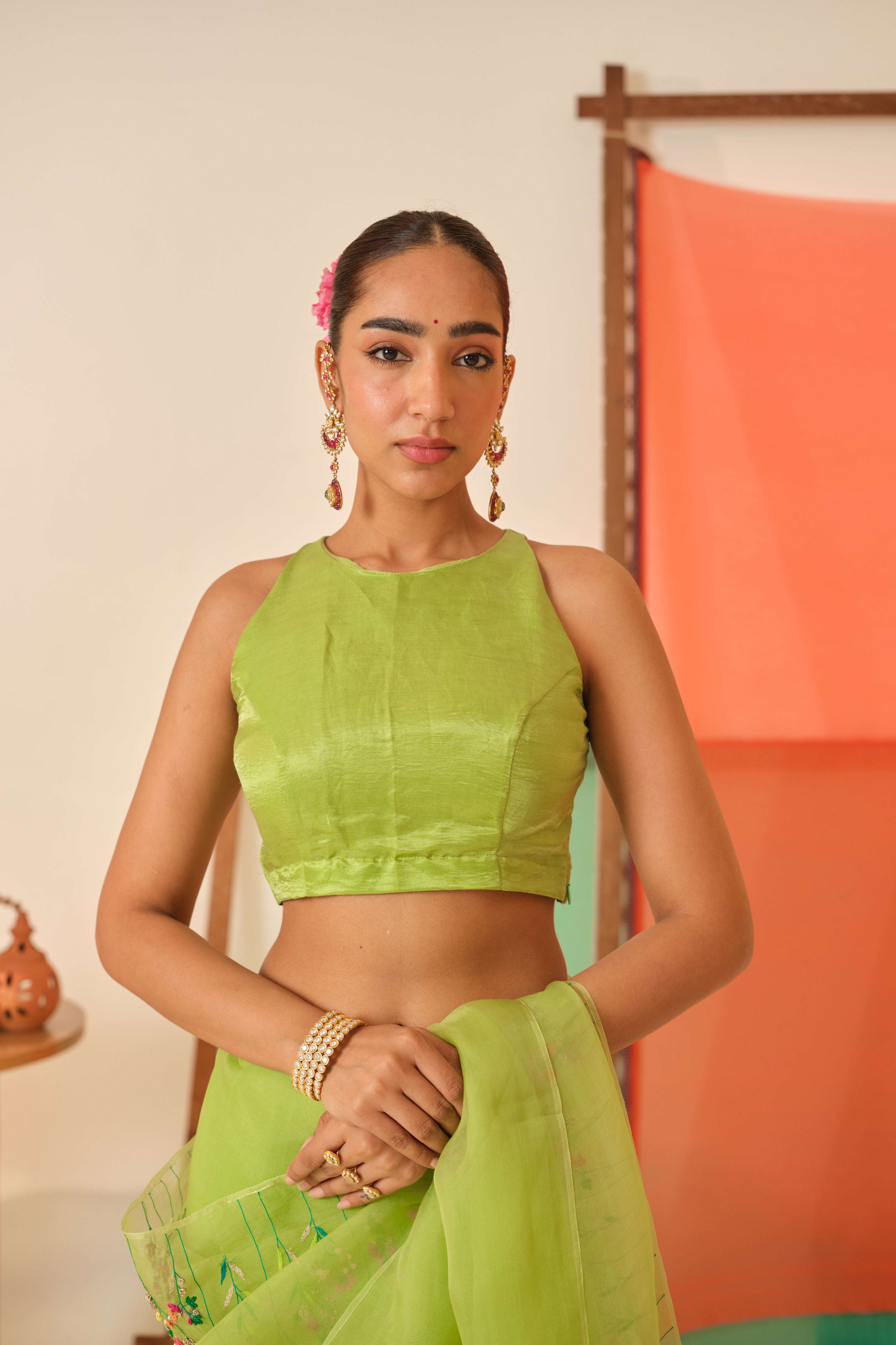 Surbhi Silk Linen Blouse