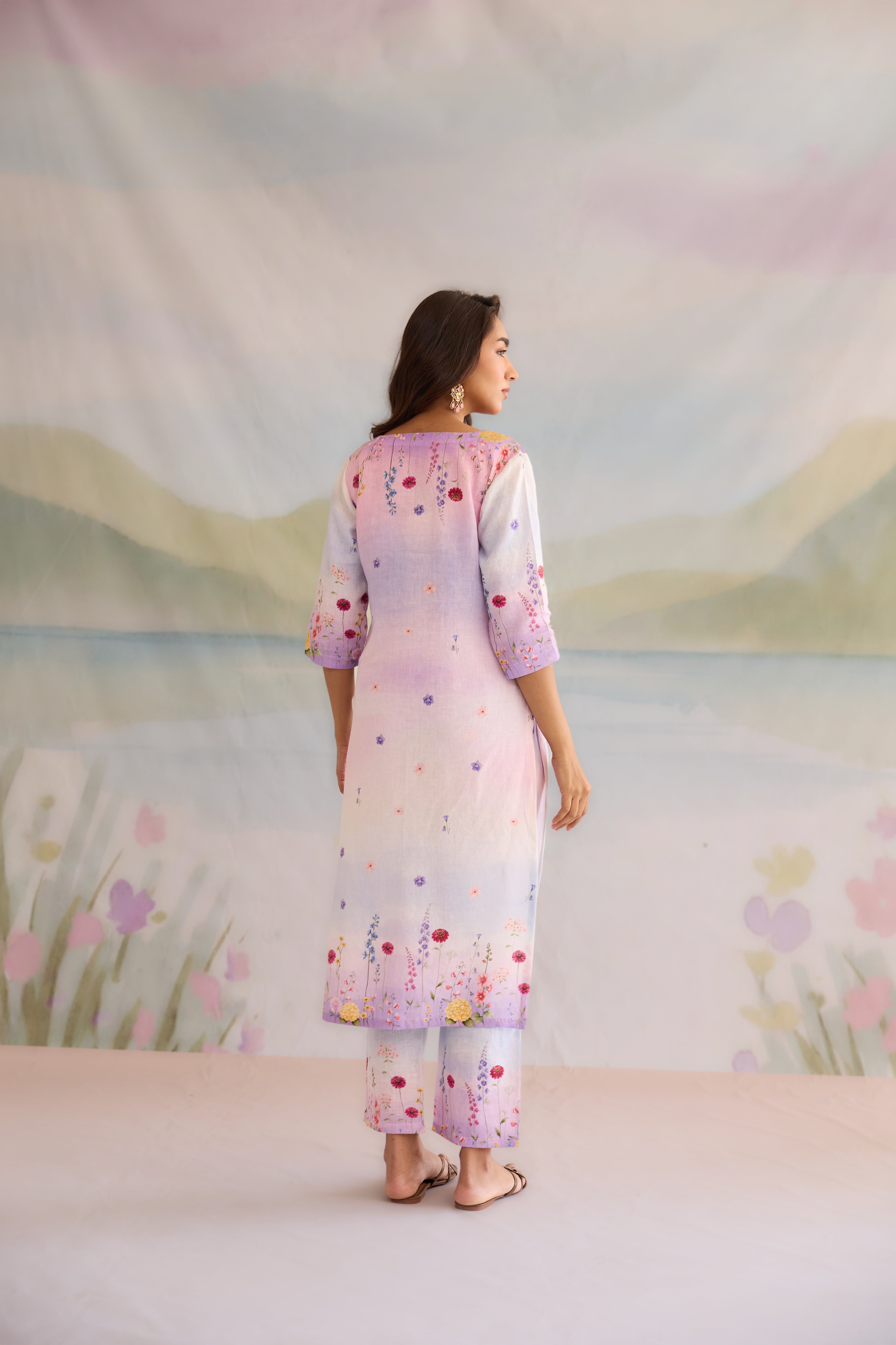 Bahar Linen Kurta Set