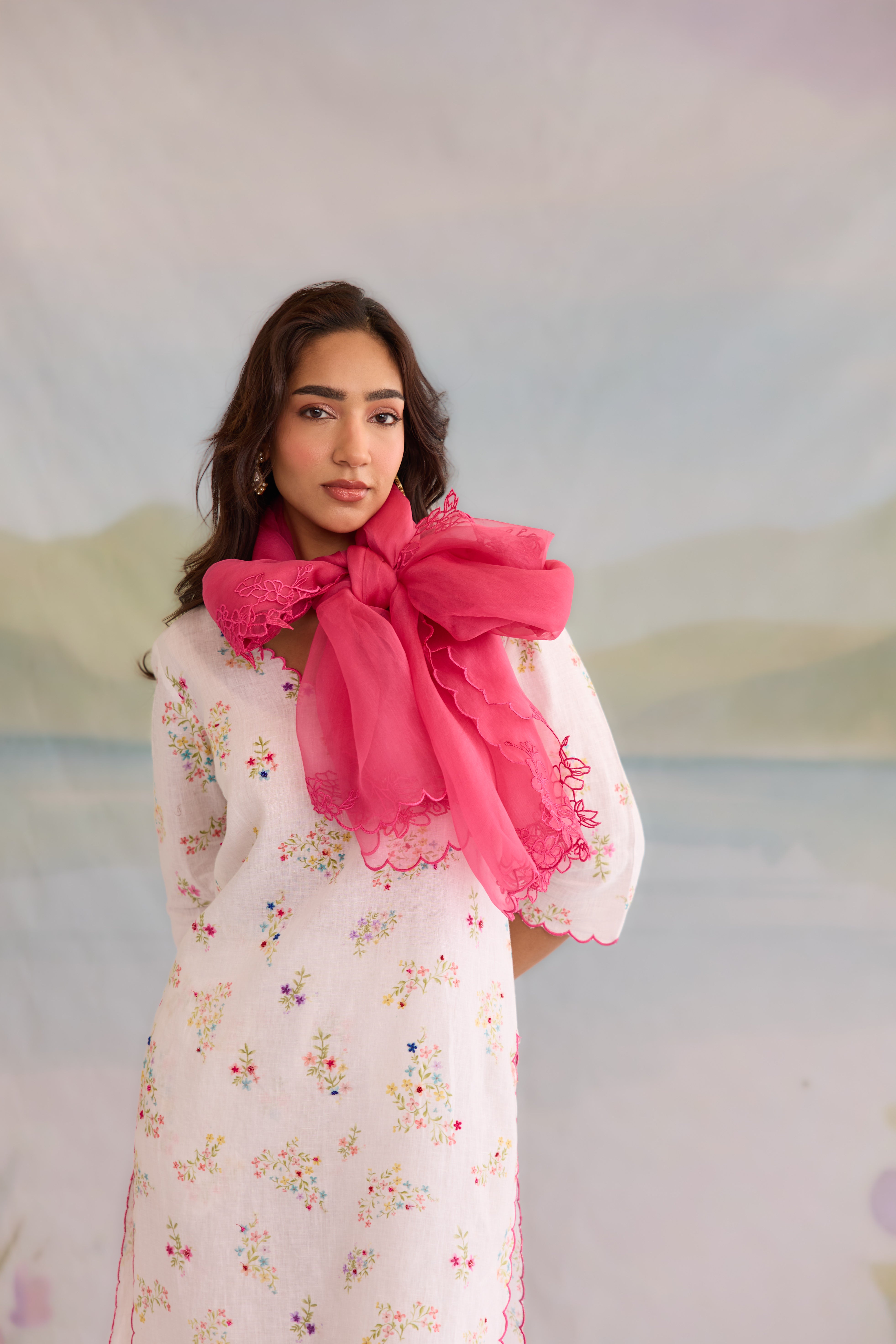 Safa Linen Kurta Set