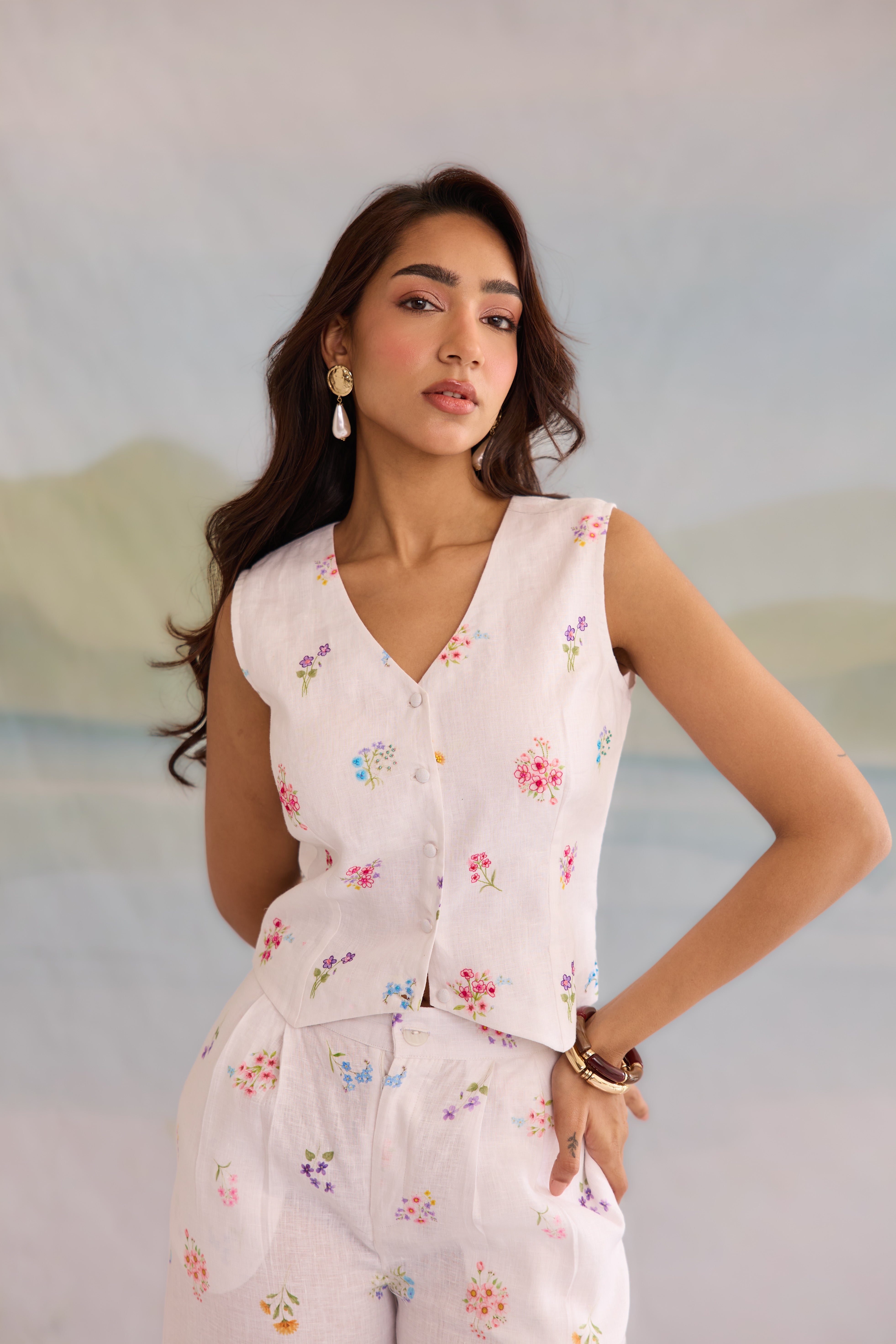 Shweth Linen Co-ord Set