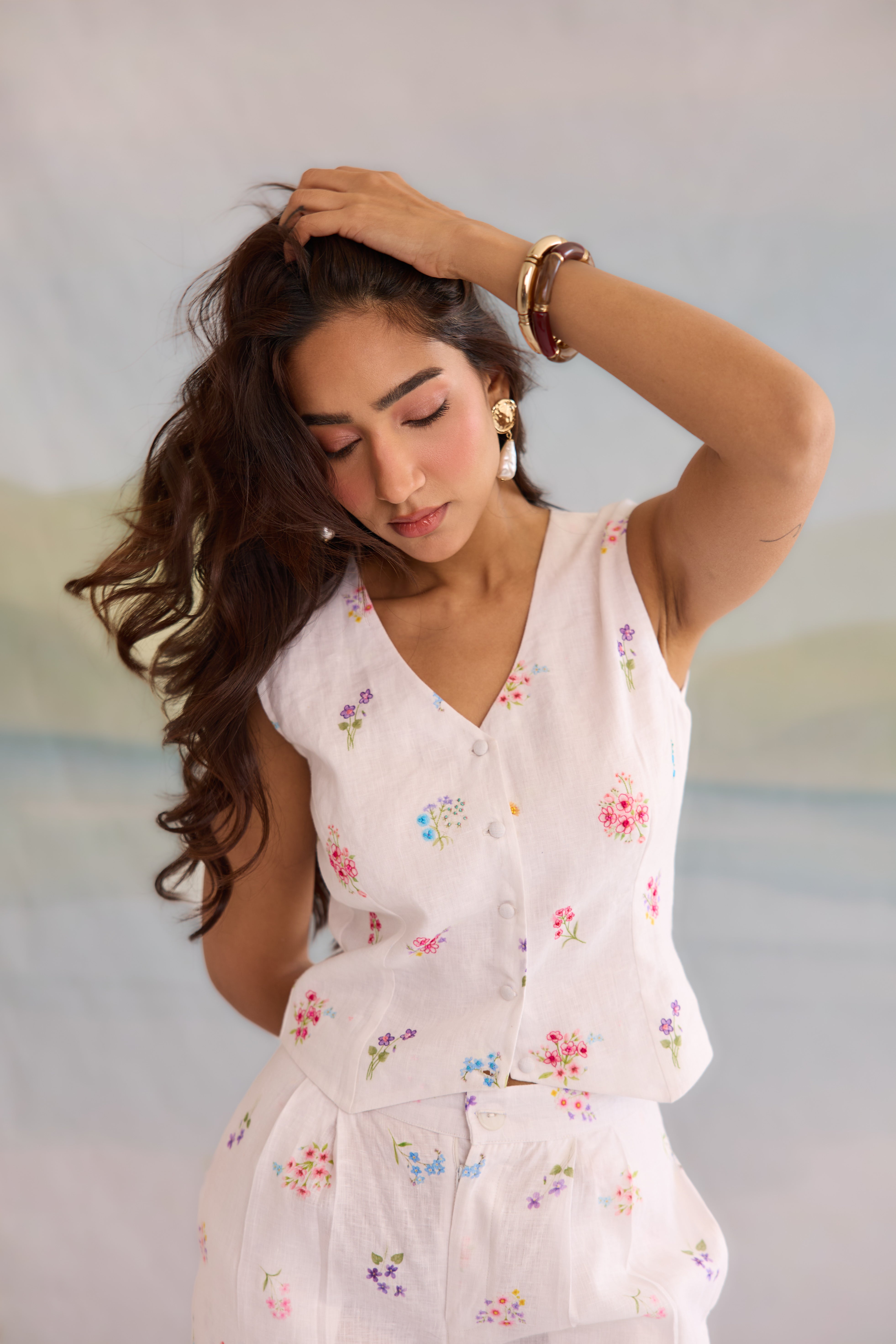 Shweth Linen Co-ord Set