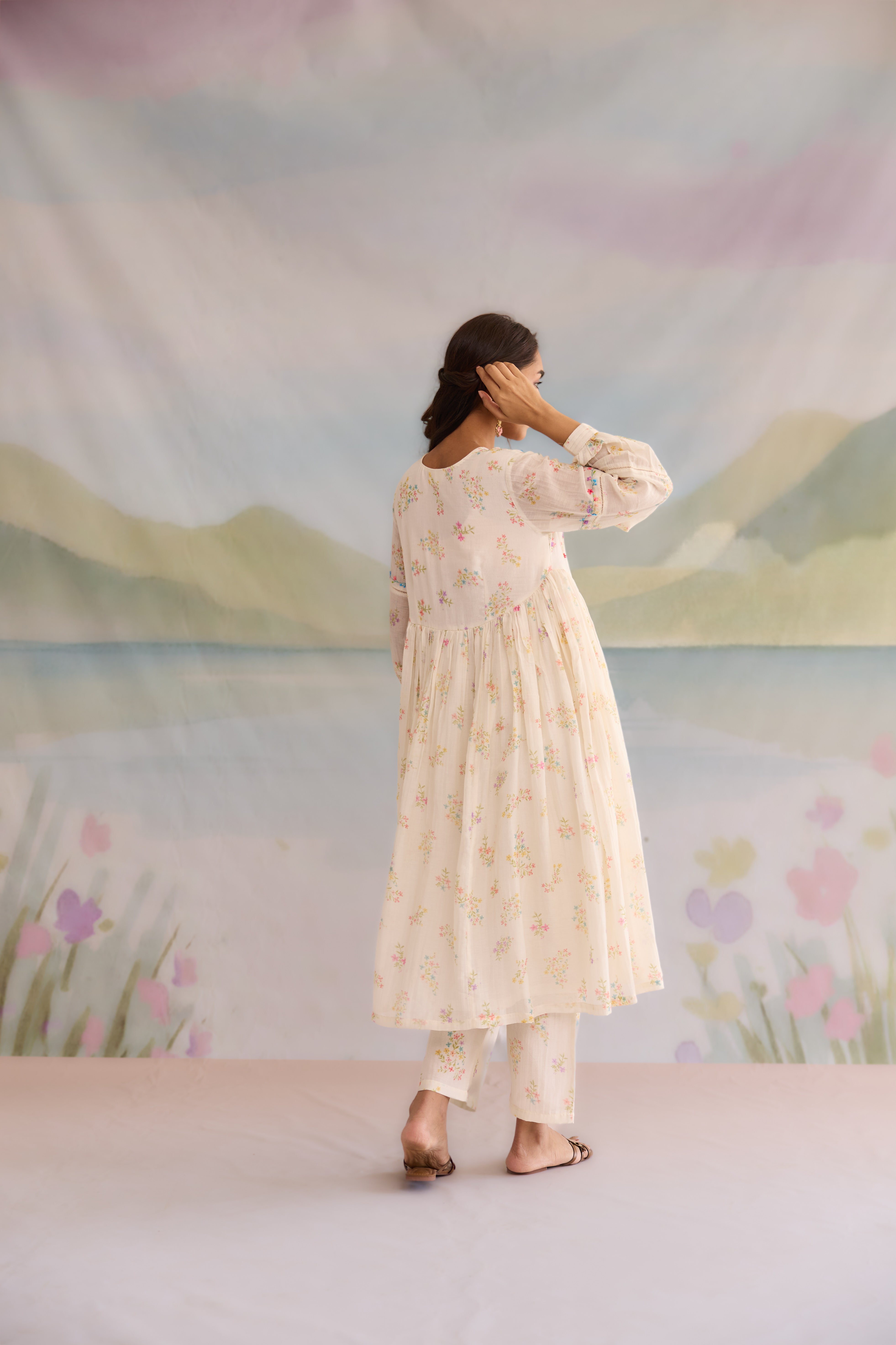 Afreen Chanderi Kurta Set