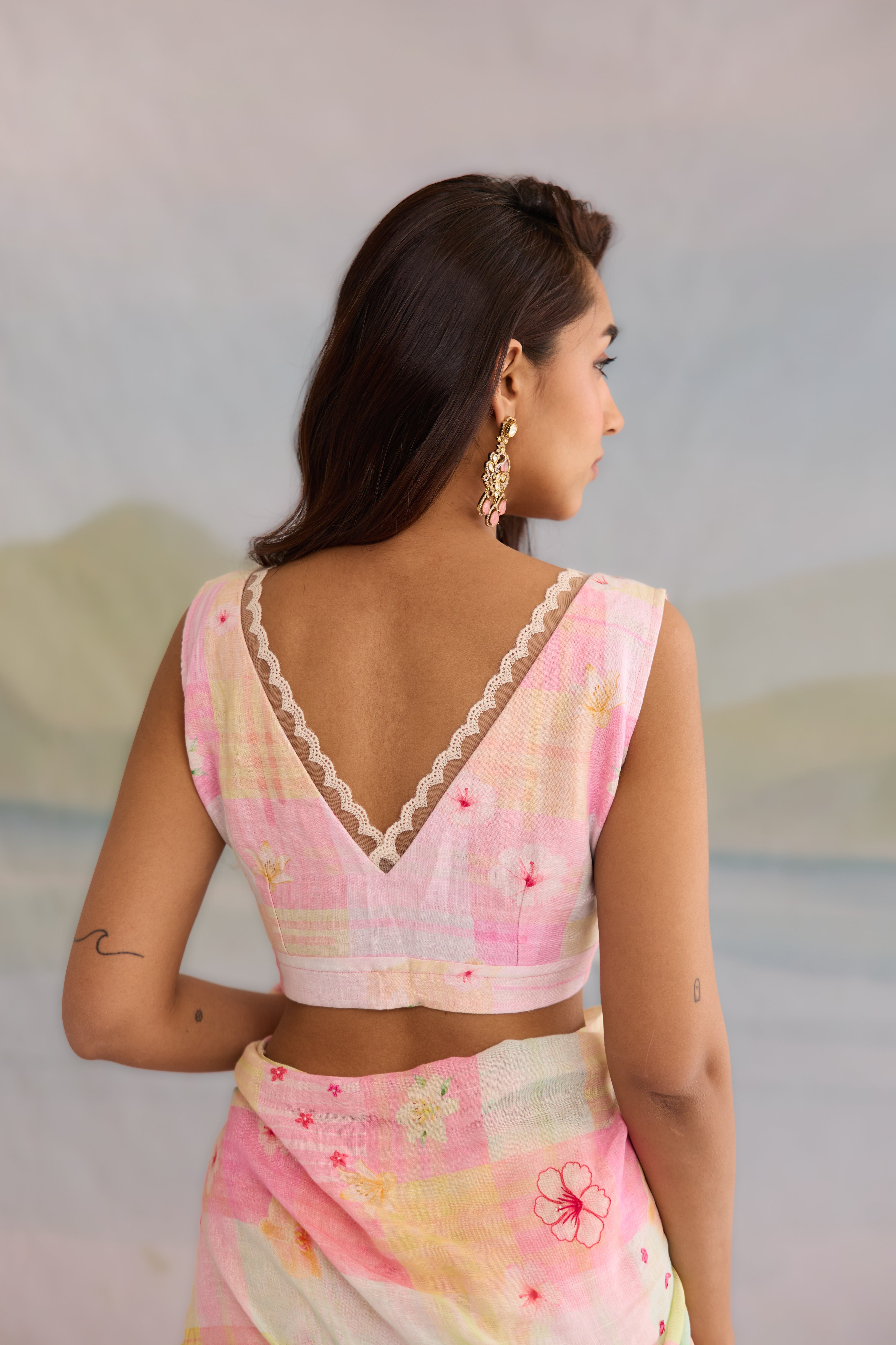 Jalpari Linen Blouse