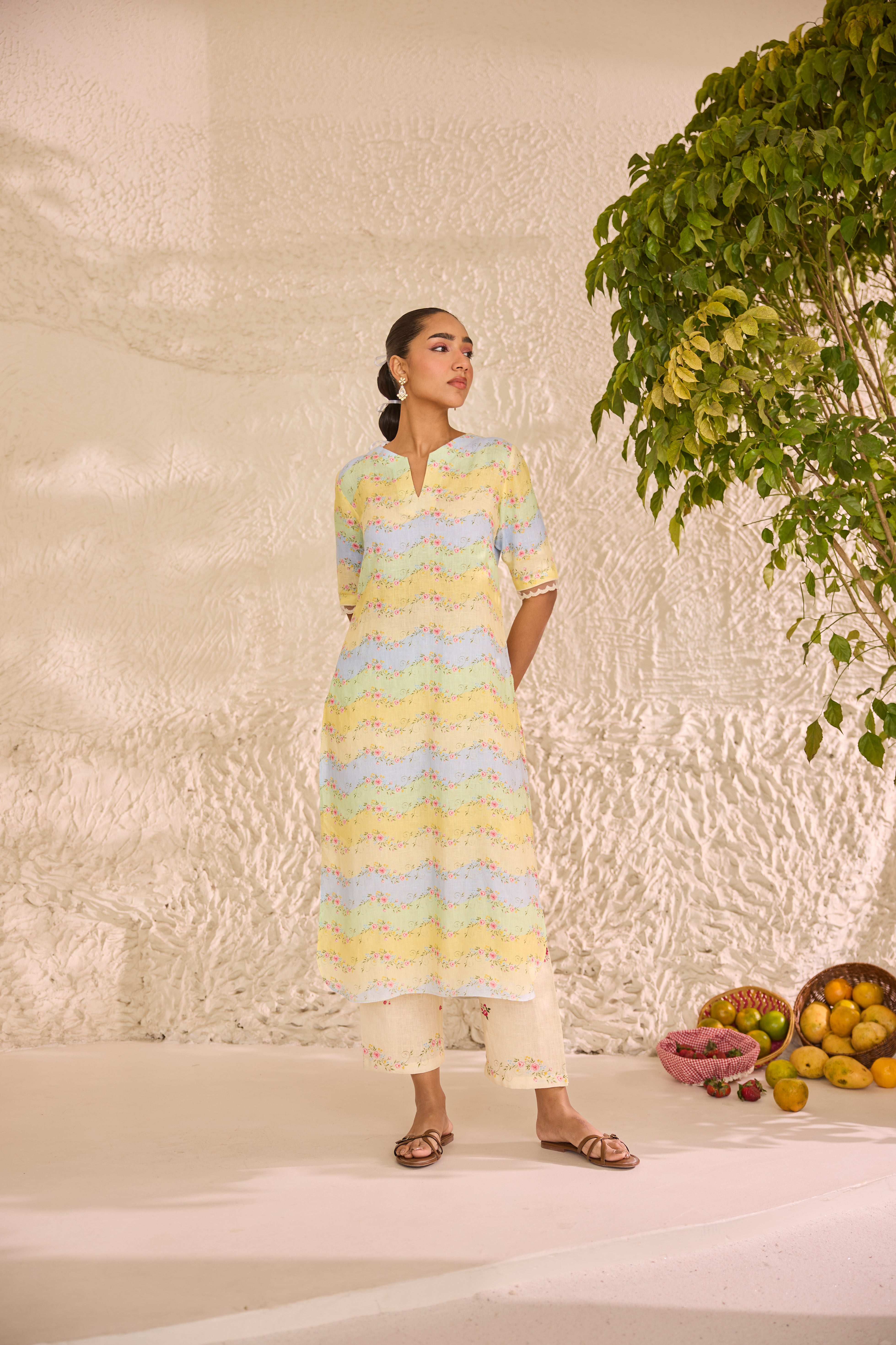 Nitya Linen Kurta Set