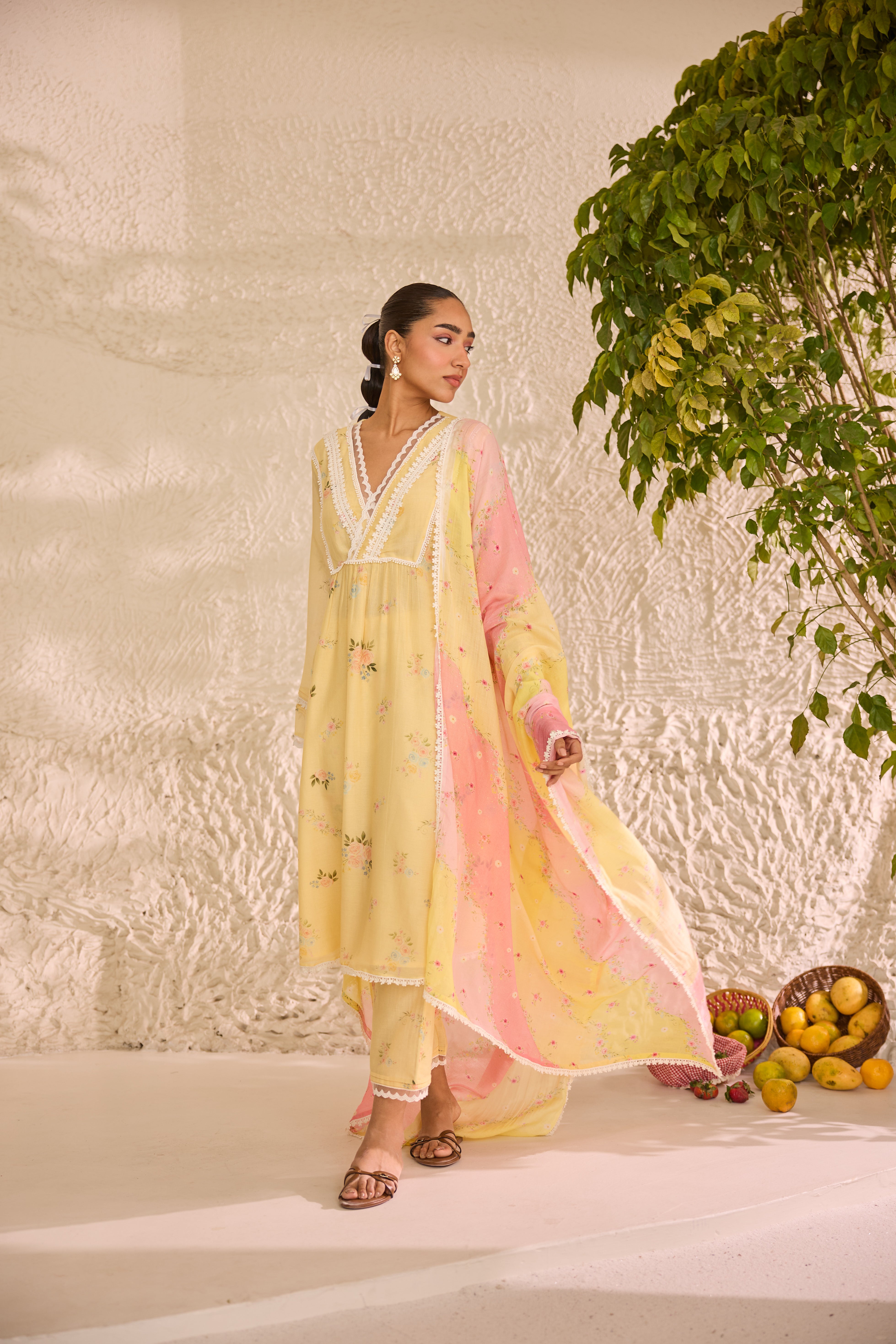 Lavanya Chanderi Kurta Set