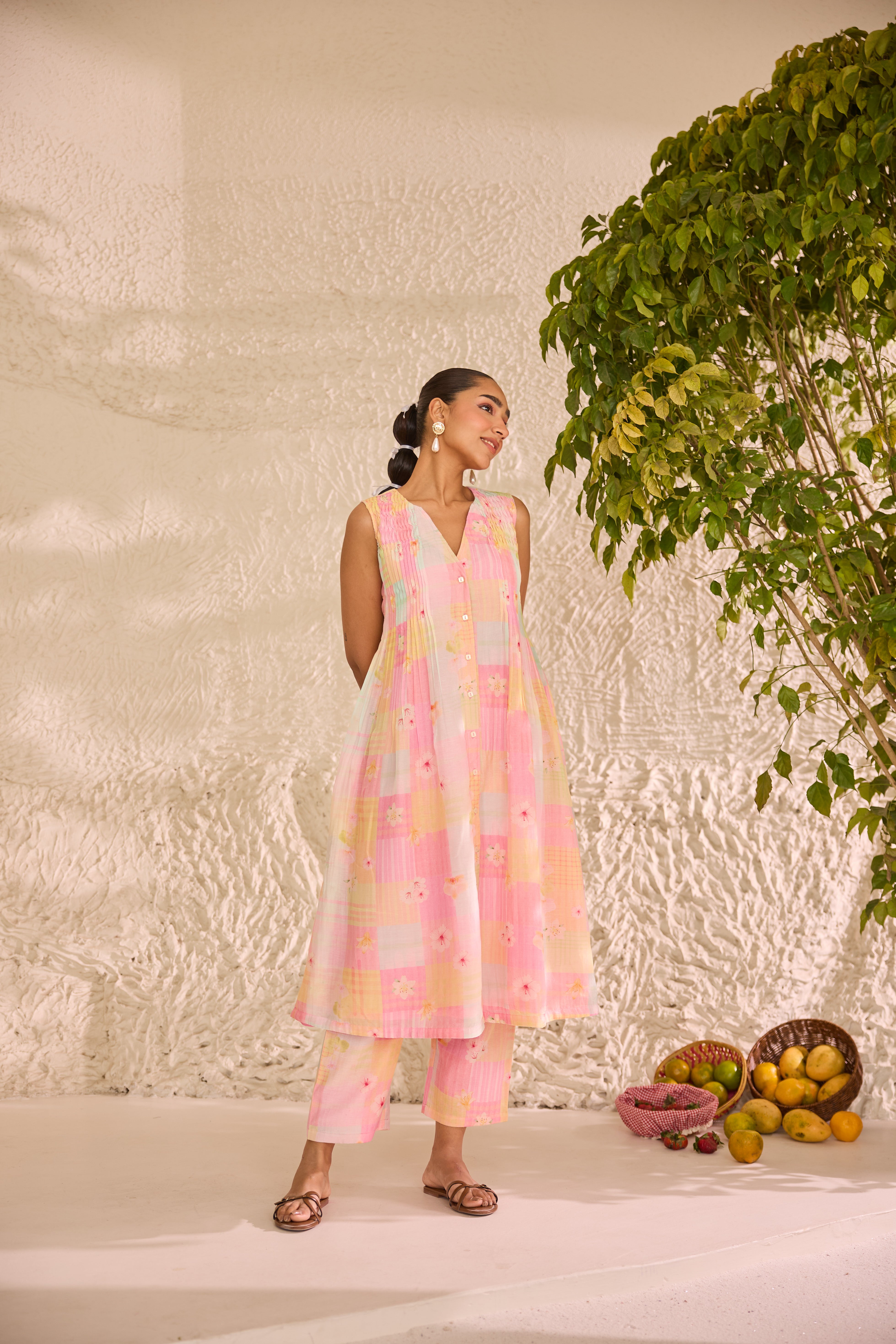 Zoya Chanderi Kurta Set