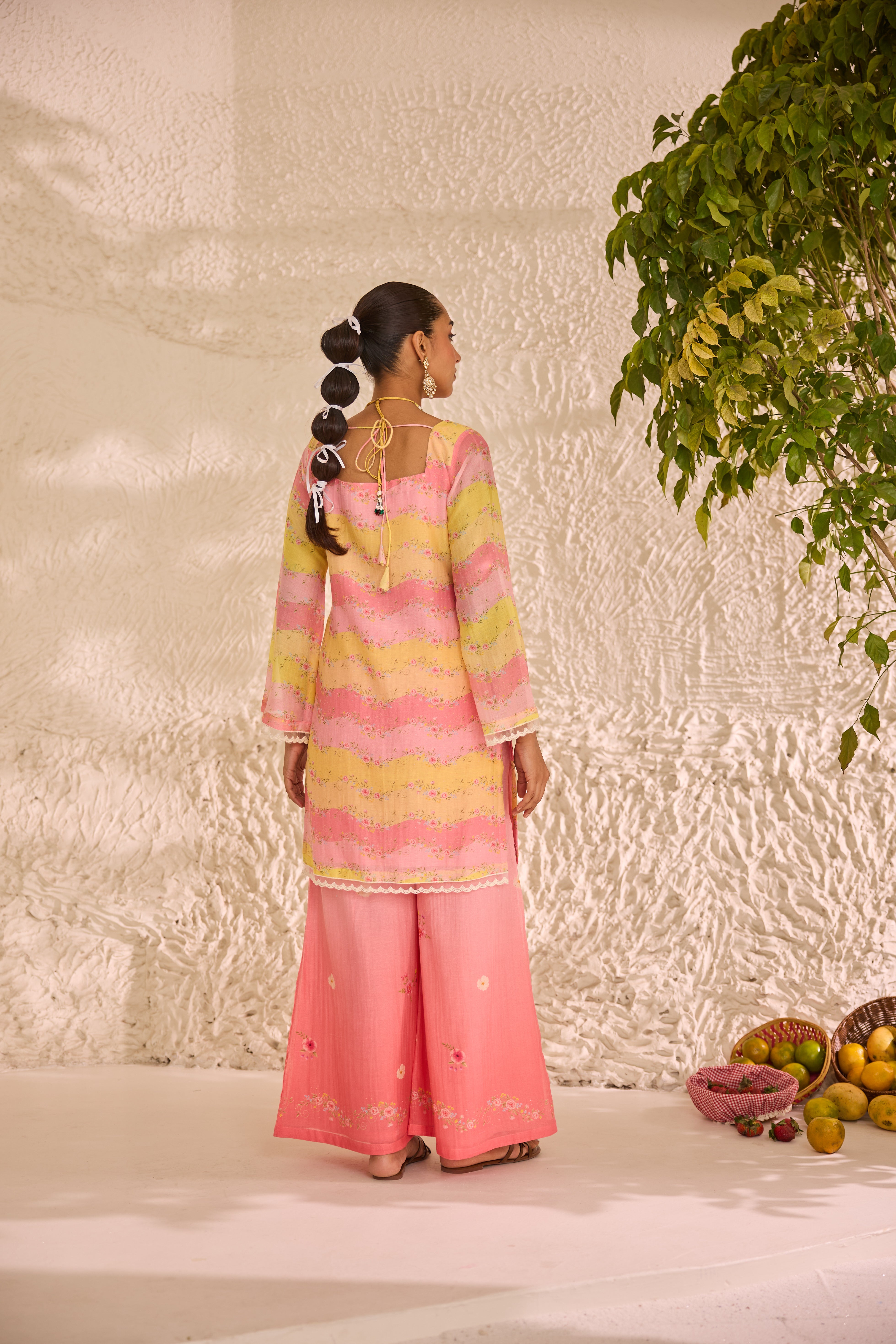 Rangrez Chanderi Kurta Set