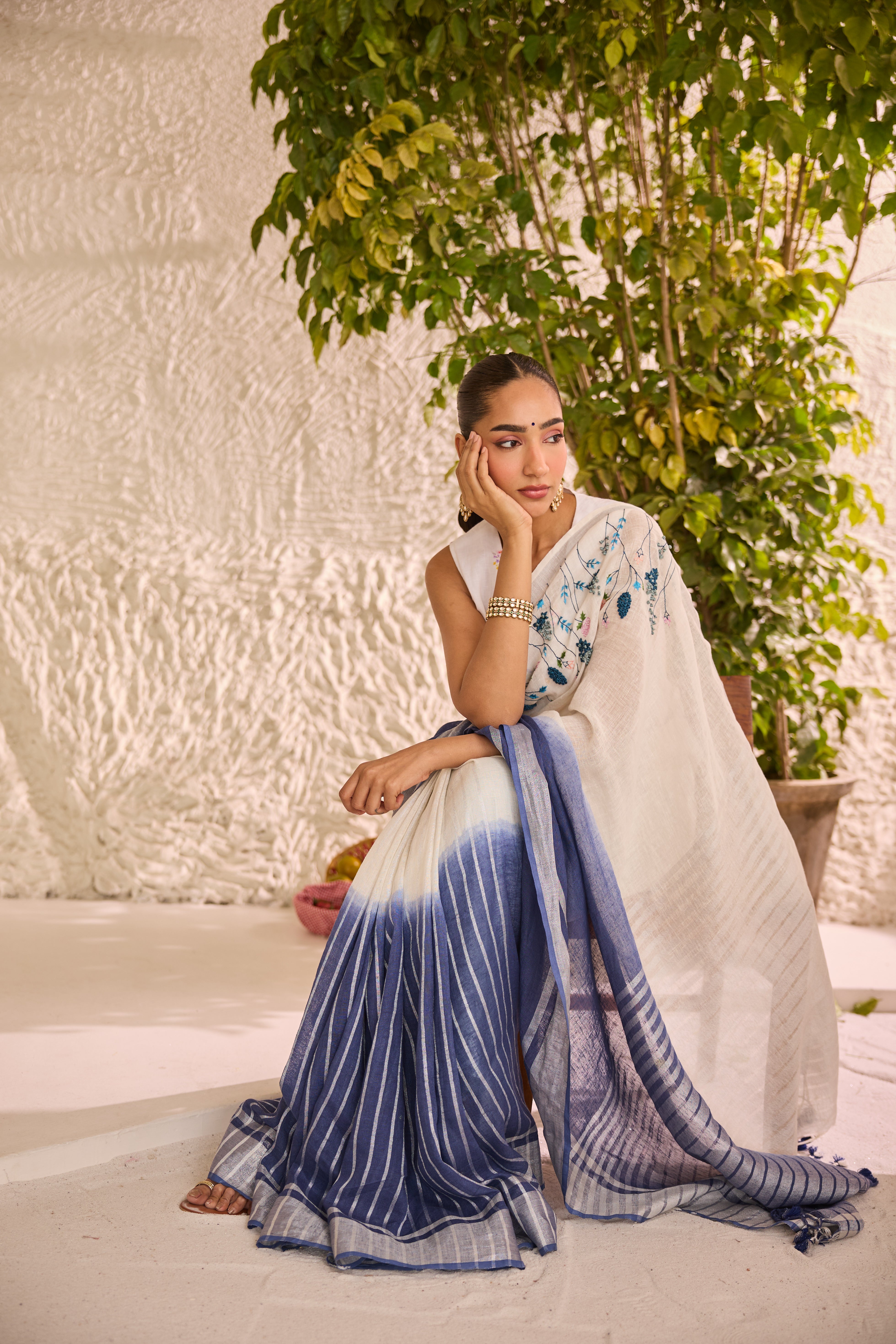 Sejal Linen Sari