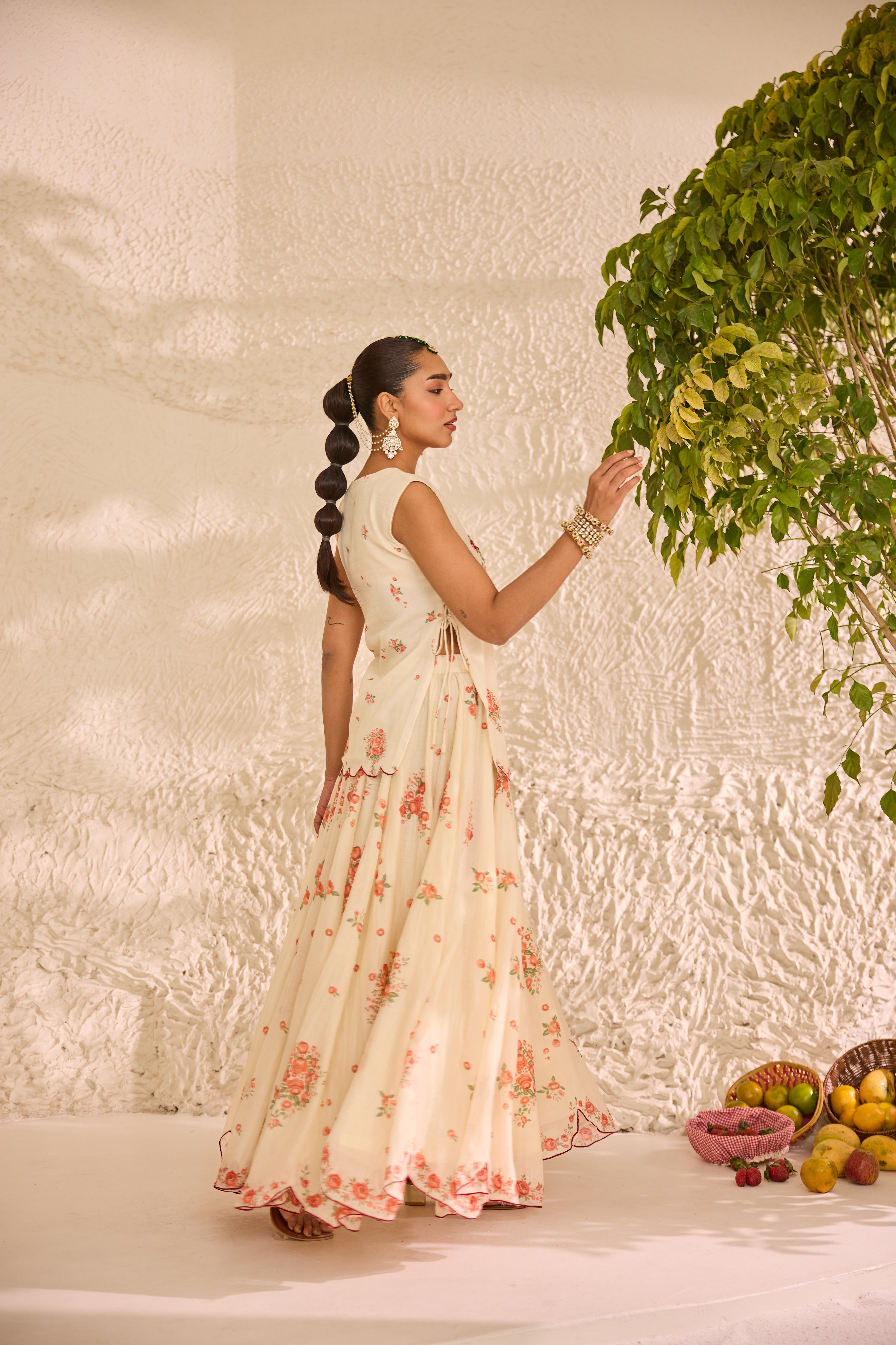 Abeera Chanderi Lehenga Set