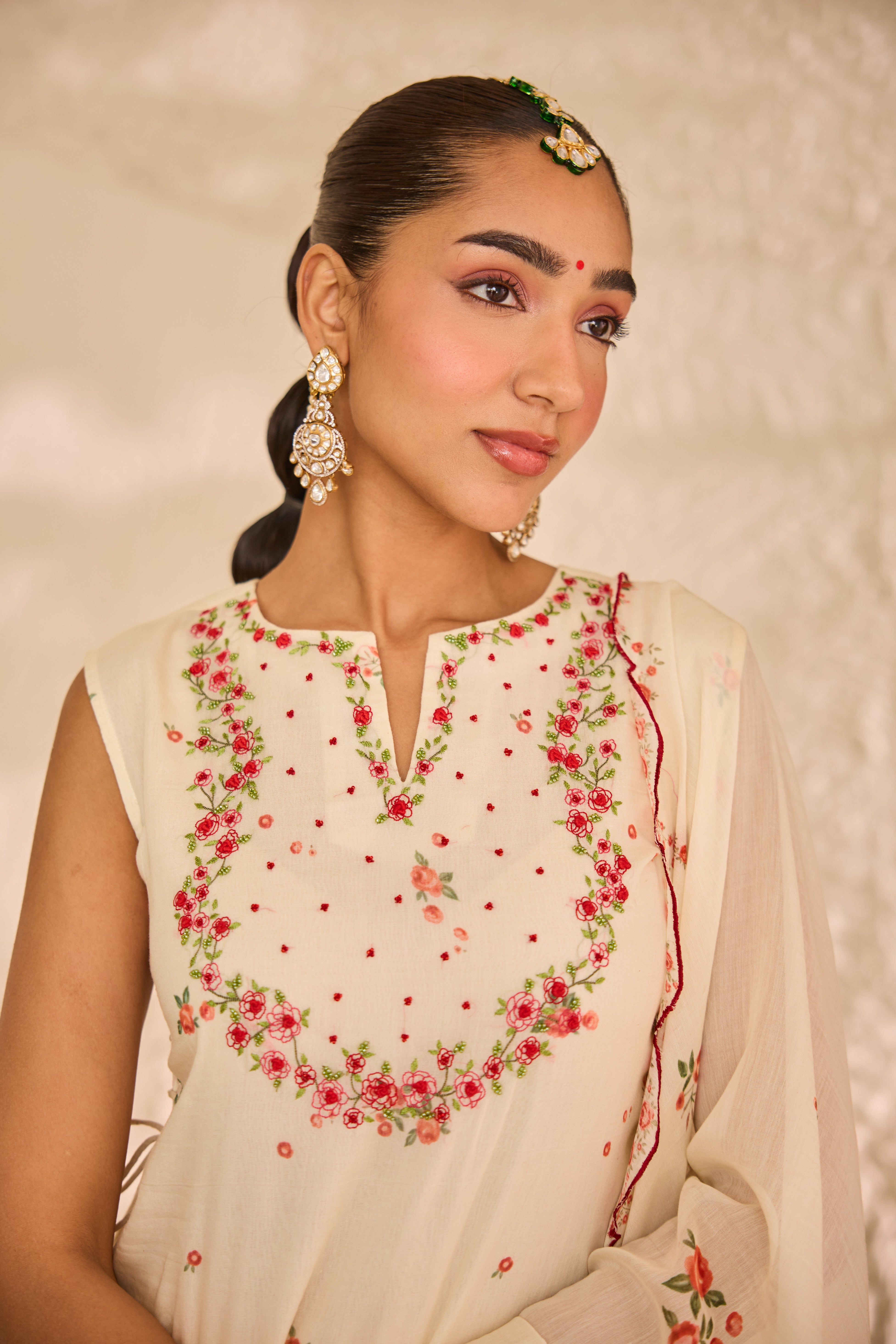 Abeera Chanderi Lehenga Set