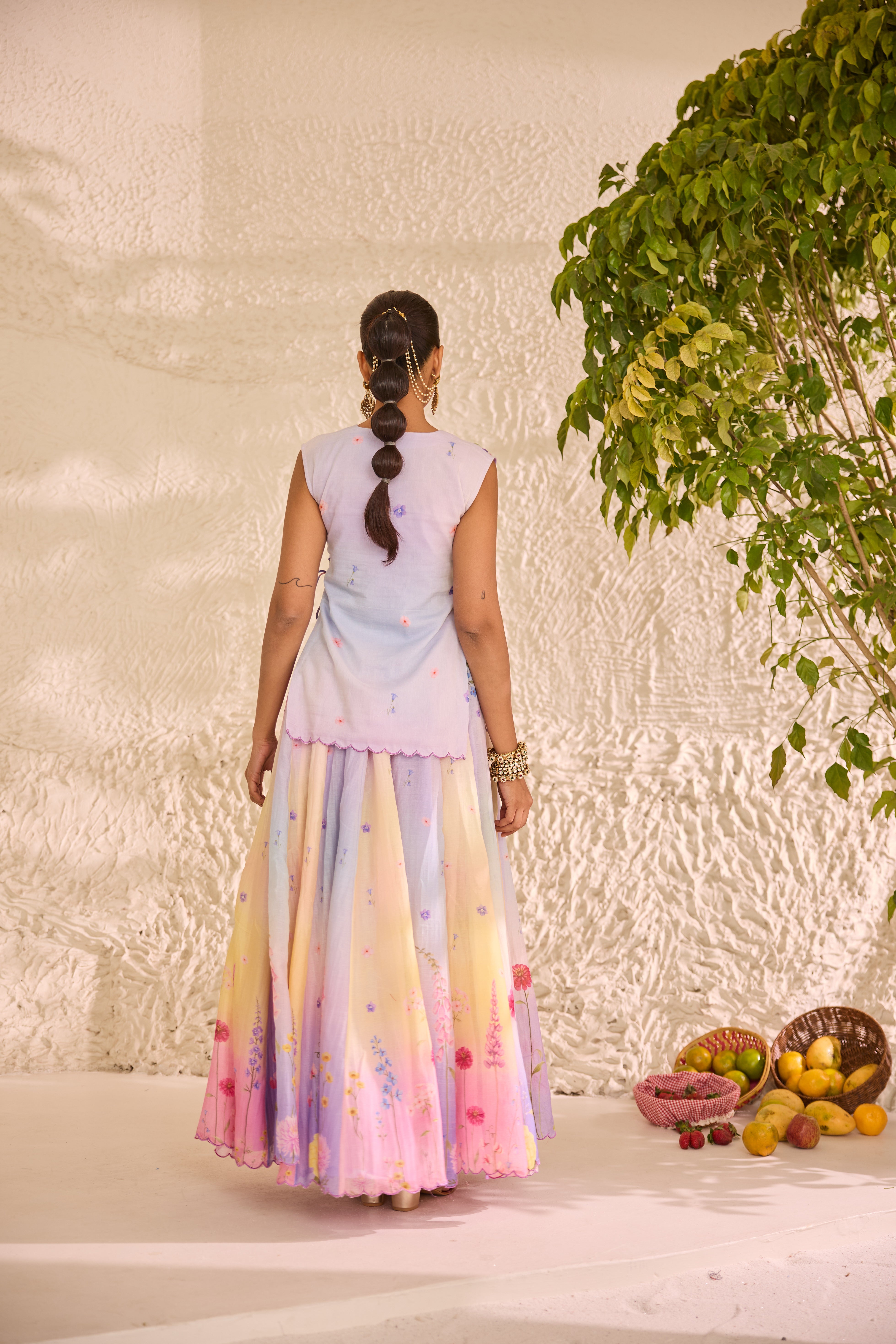 Varnima Chanderi Lehenga Set