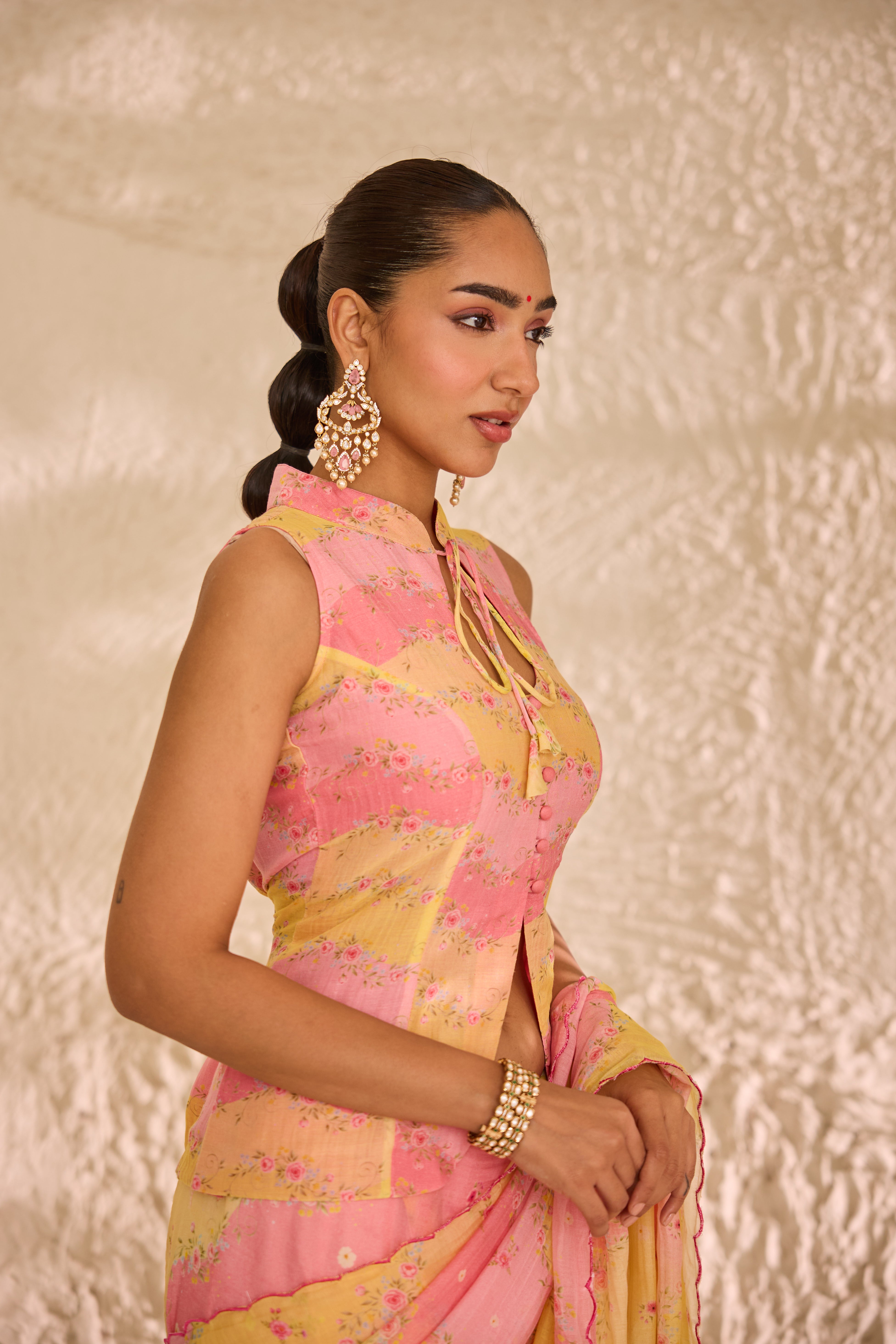 Ras Bhari Chanderi Blouse