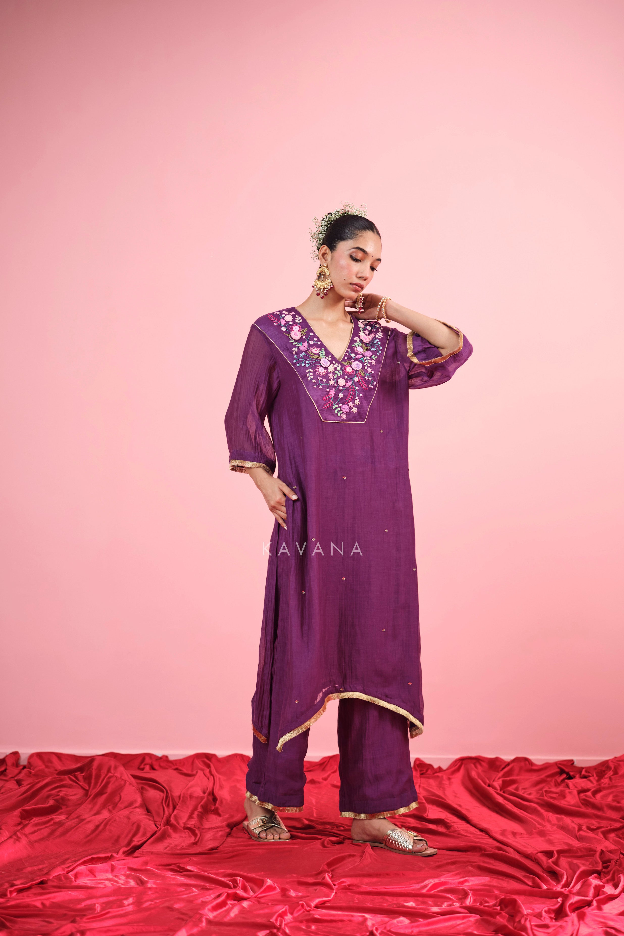 Raanjha Chanderi Kurta Set