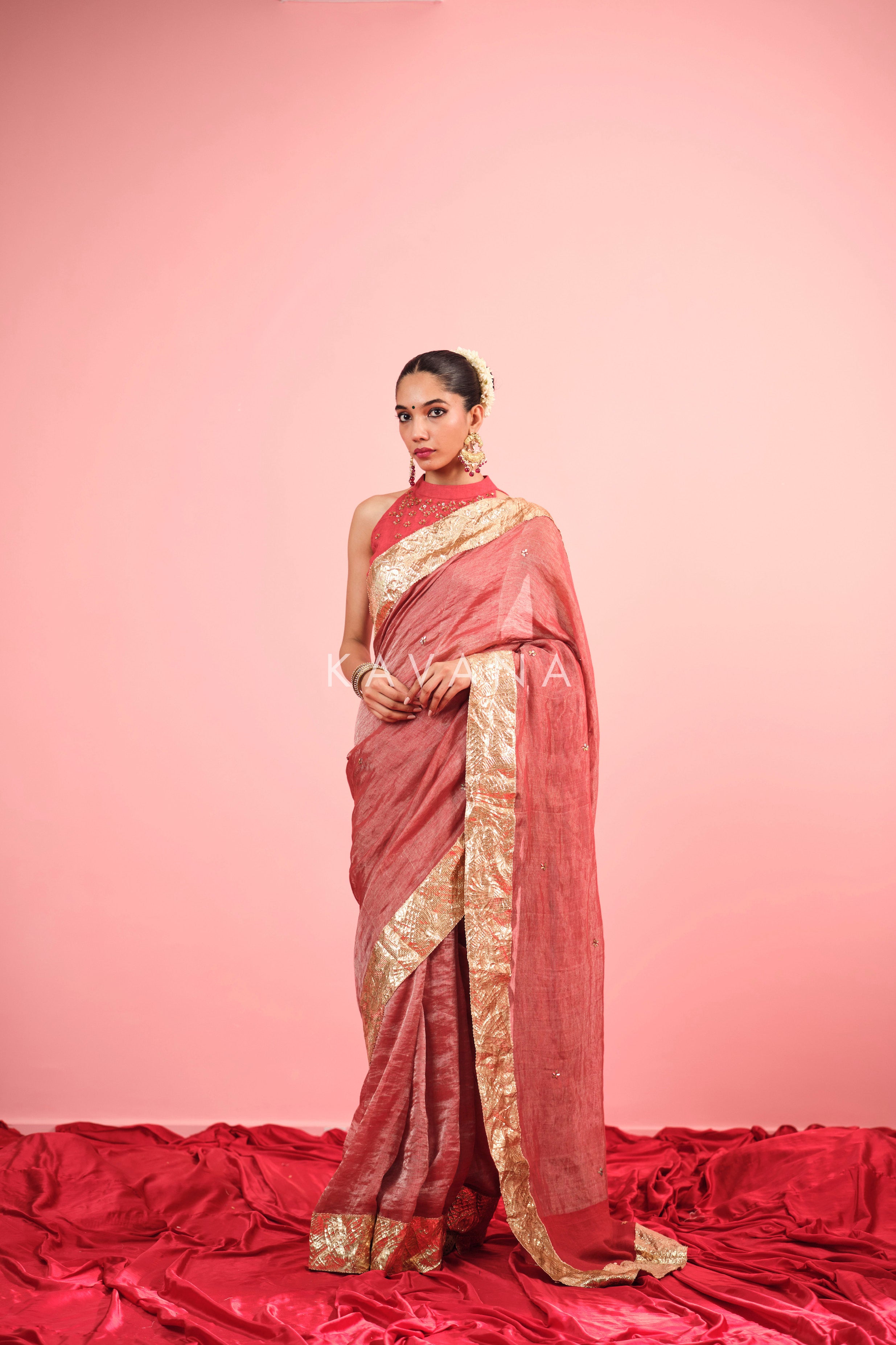 Lalika Tissue Linen Sari